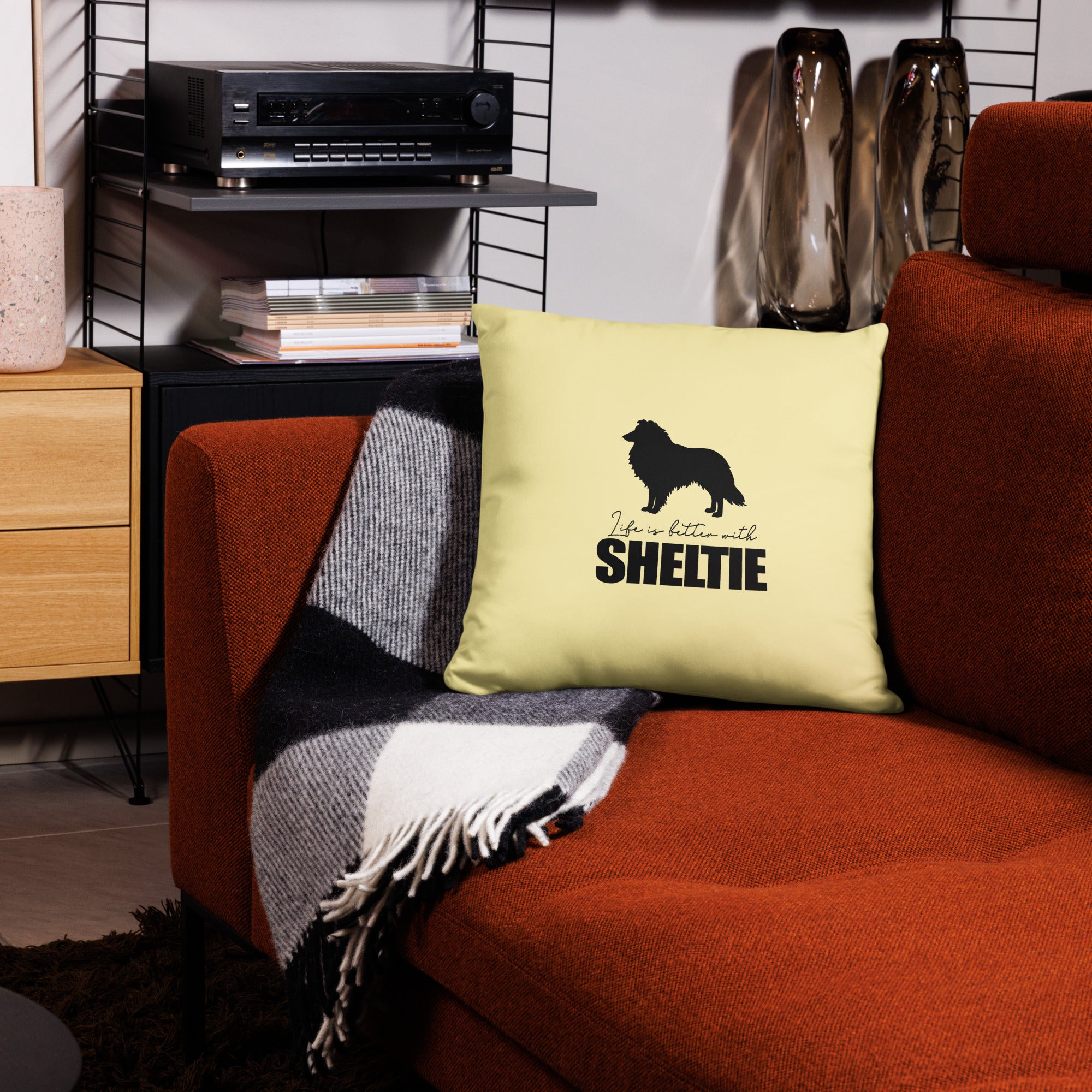 LIFE IS BETTER WITH SHELTIE - Pillow Case