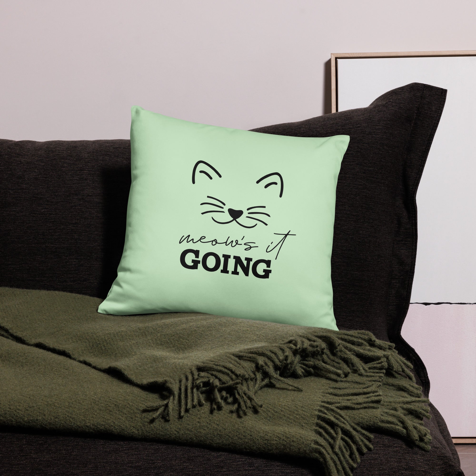 MEOW'S IT GOING - Pillow Case