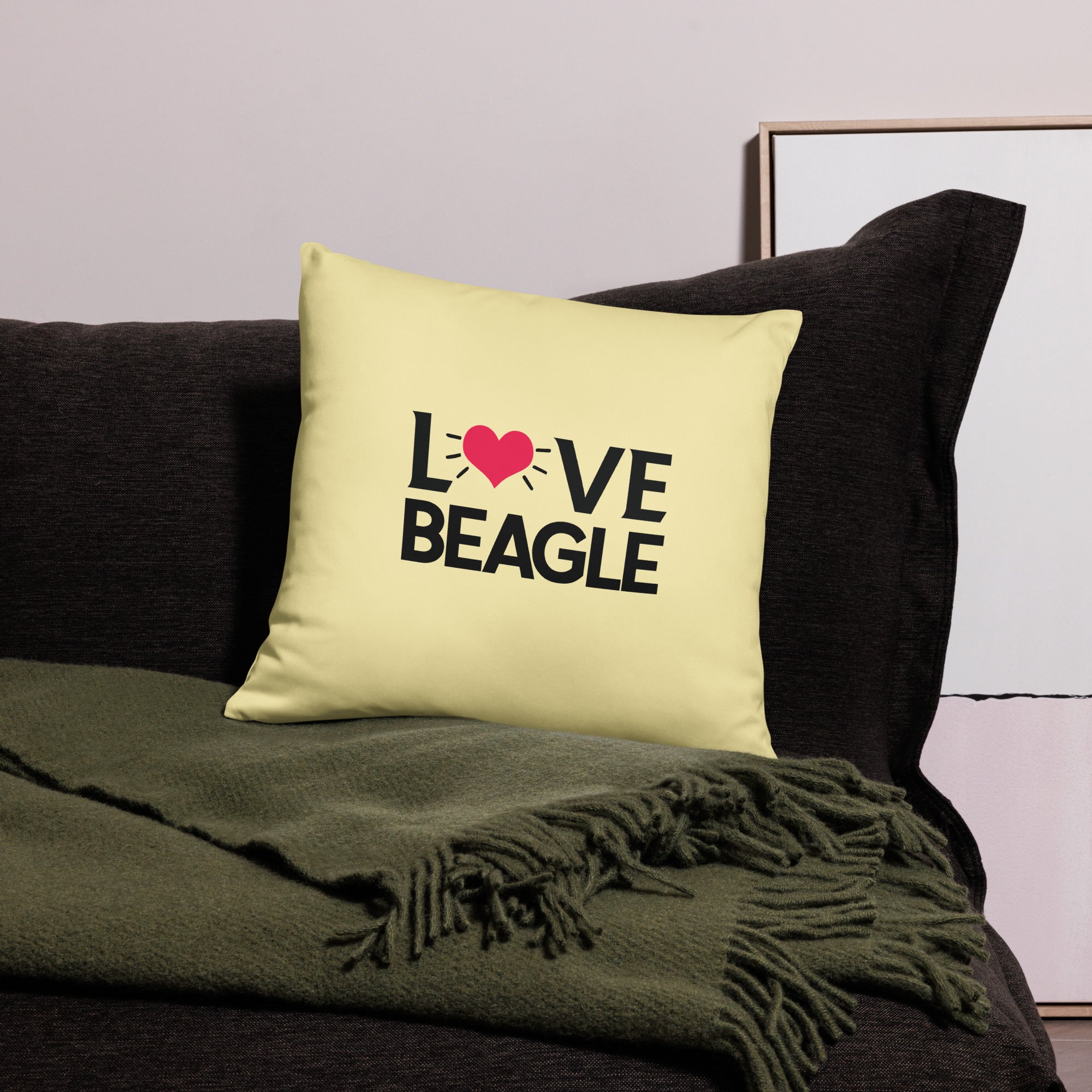 LOVE BEAGLE - Pillow Case