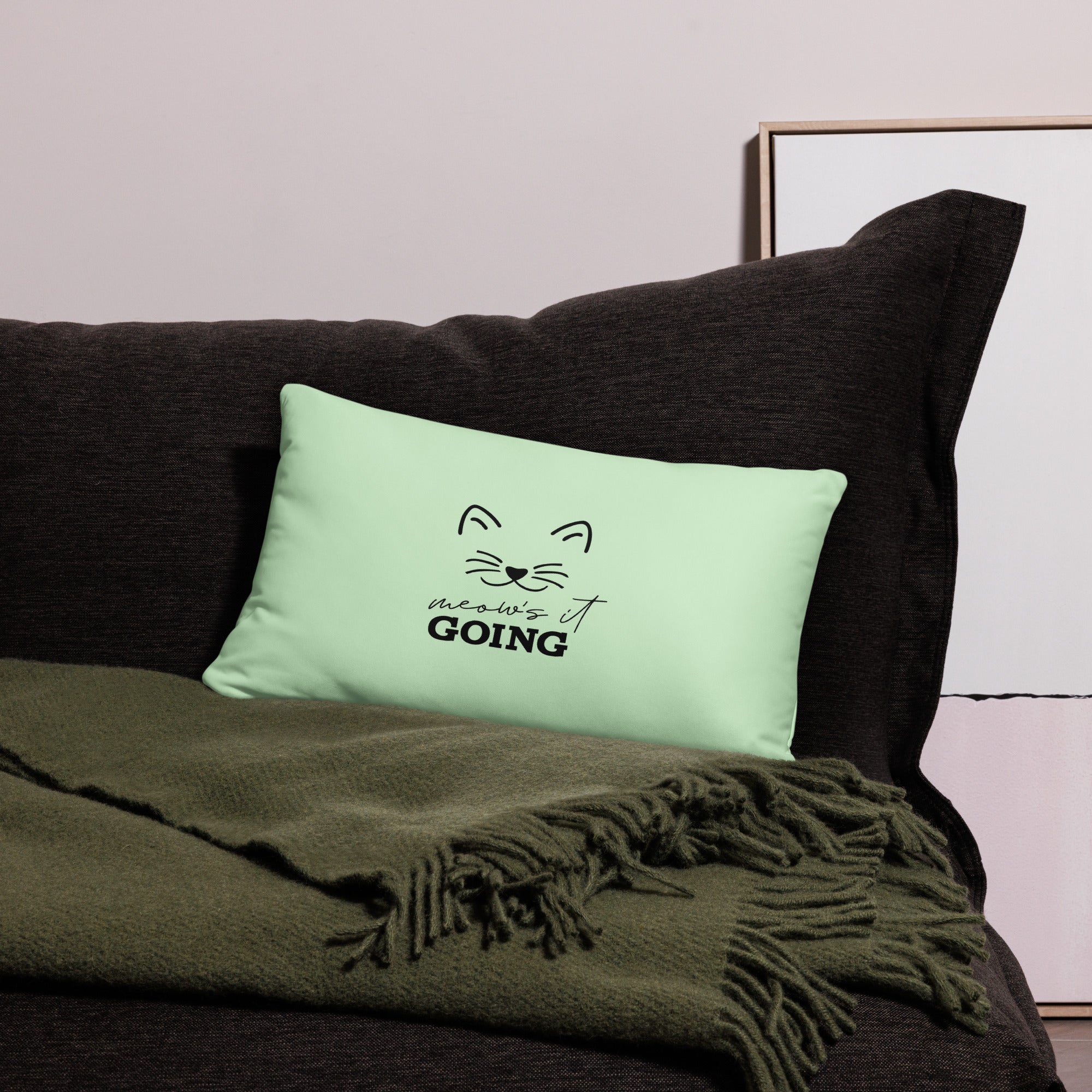 MEOW'S IT GOING - Pillow Case