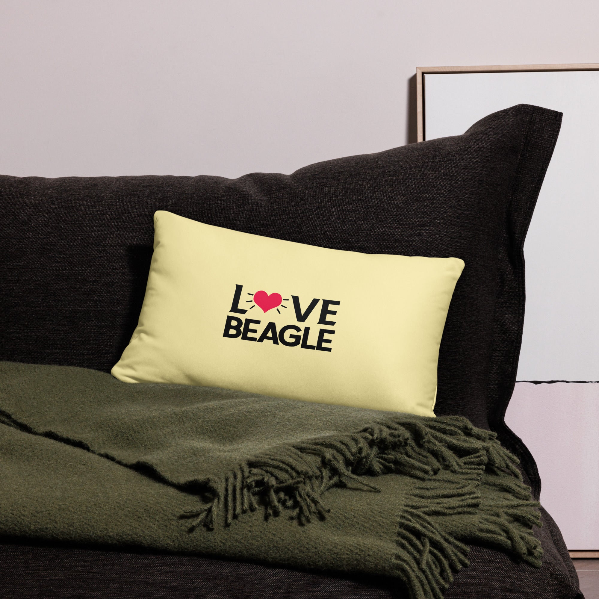 LOVE BEAGLE - Pillow Case