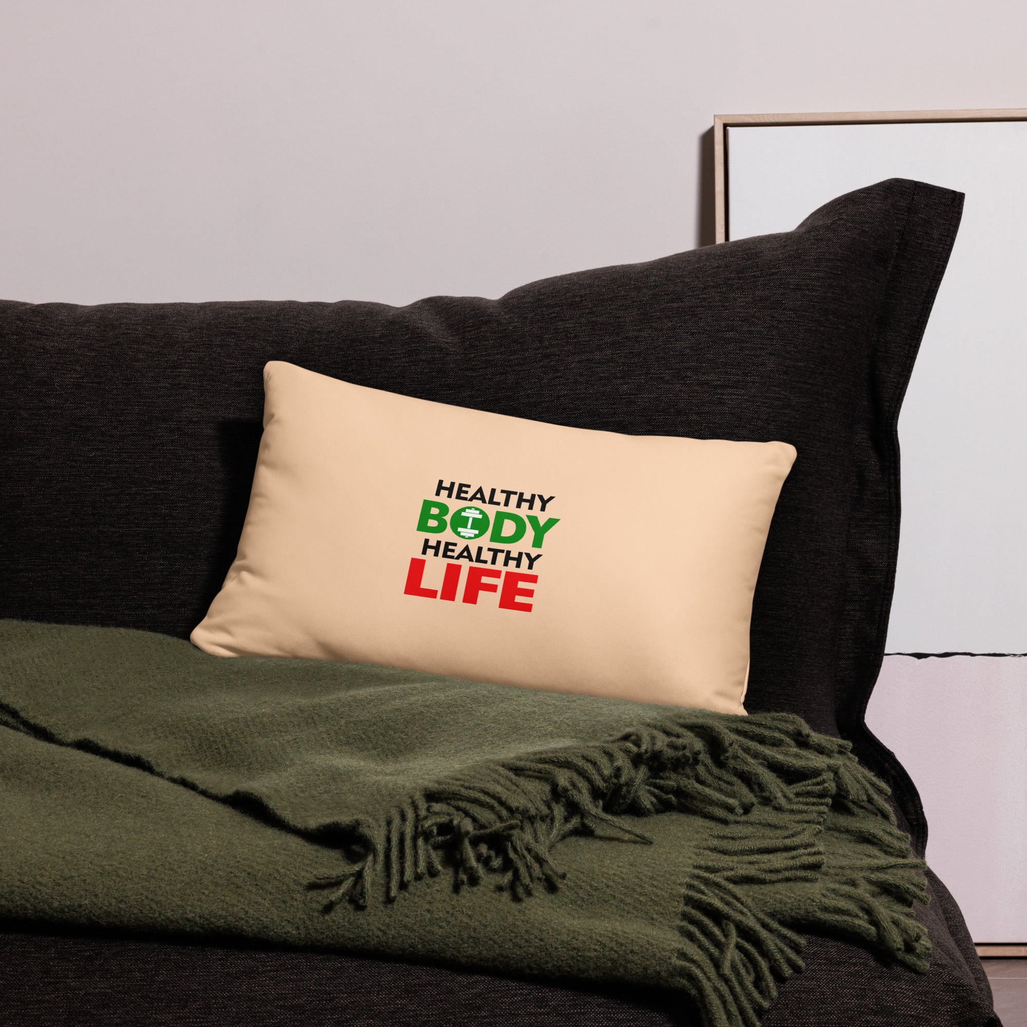 HEALTHY BODY HEALTHY LIFE - Pillow Case