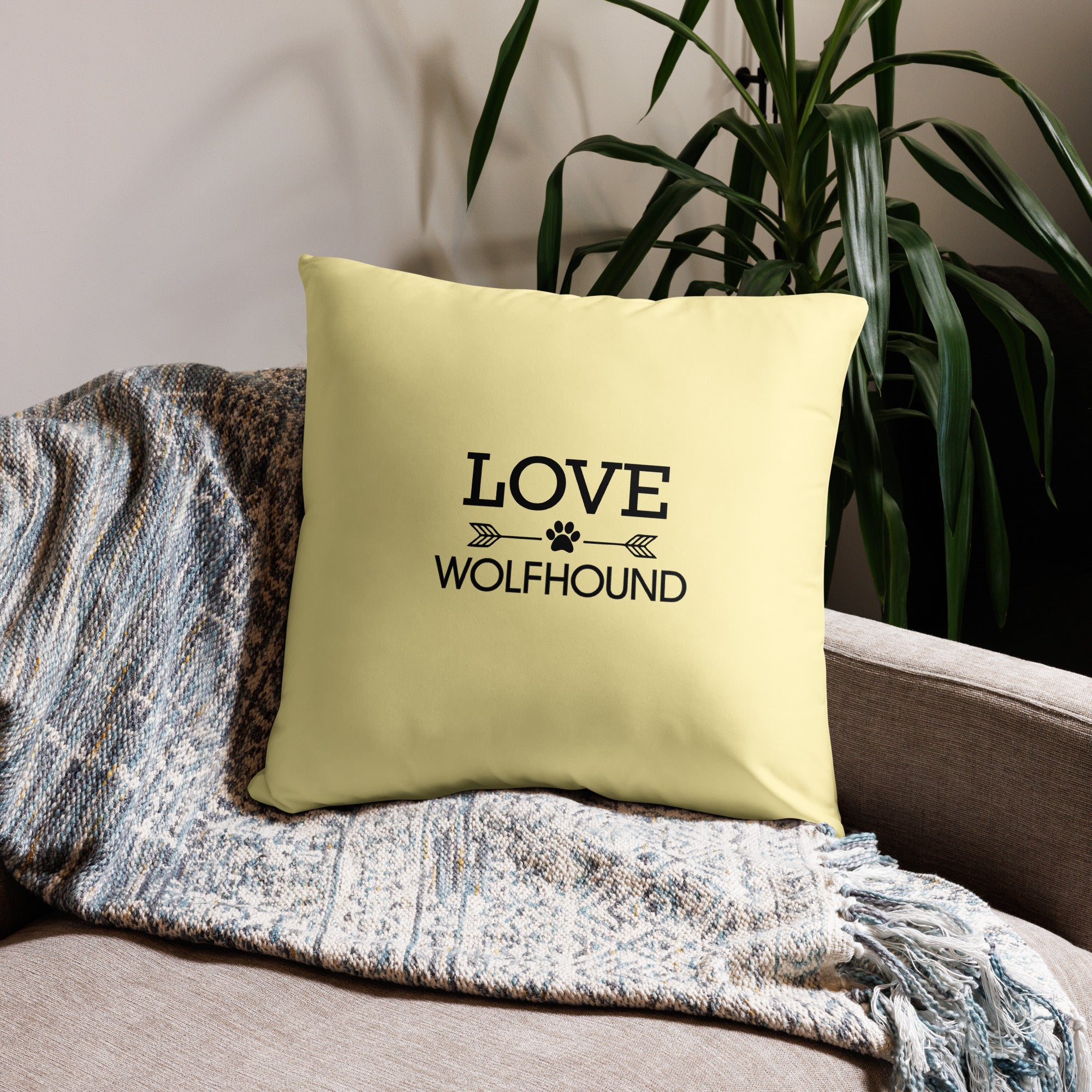 LOVE WOLFHOUND - Pillow Case