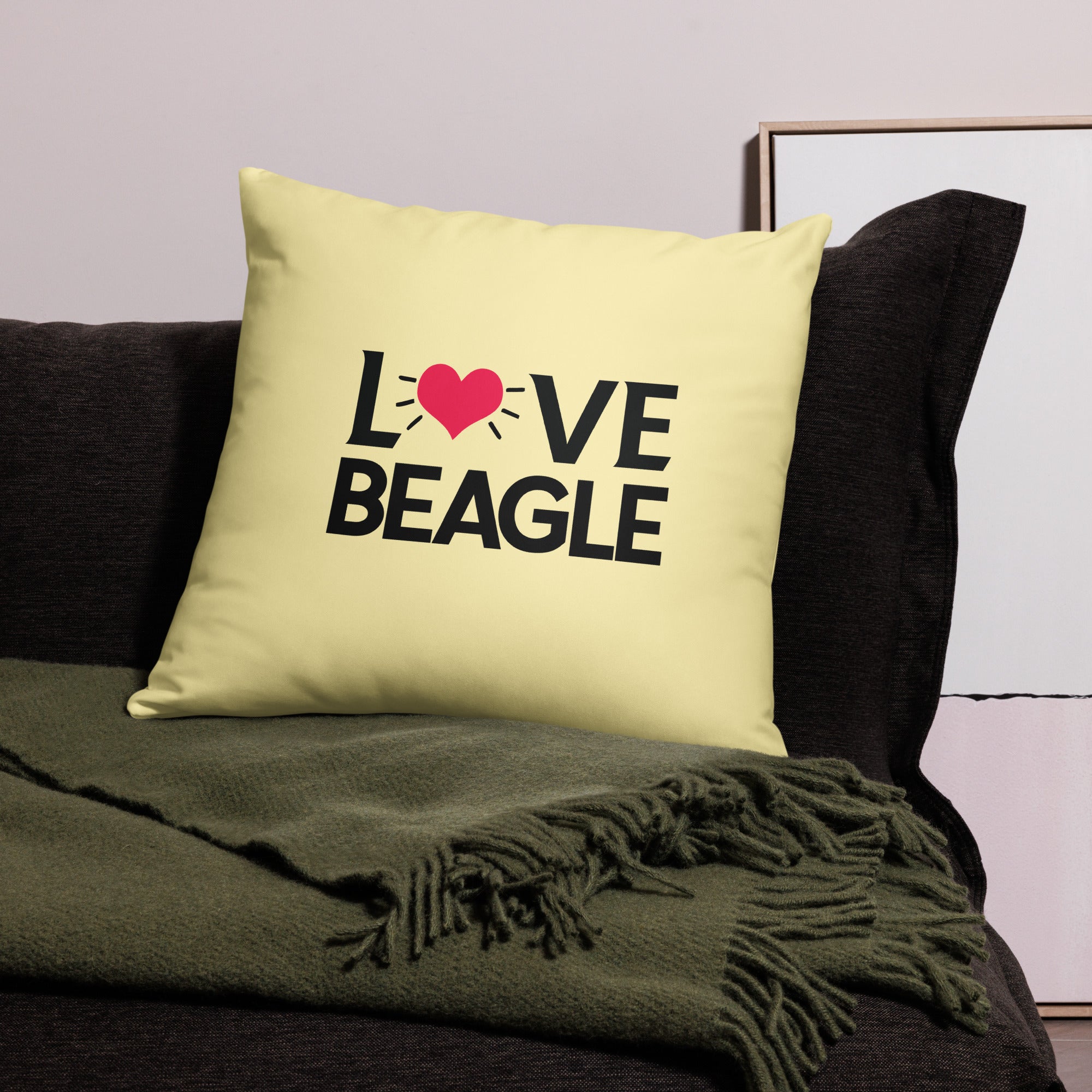 LOVE BEAGLE - Pillow Case