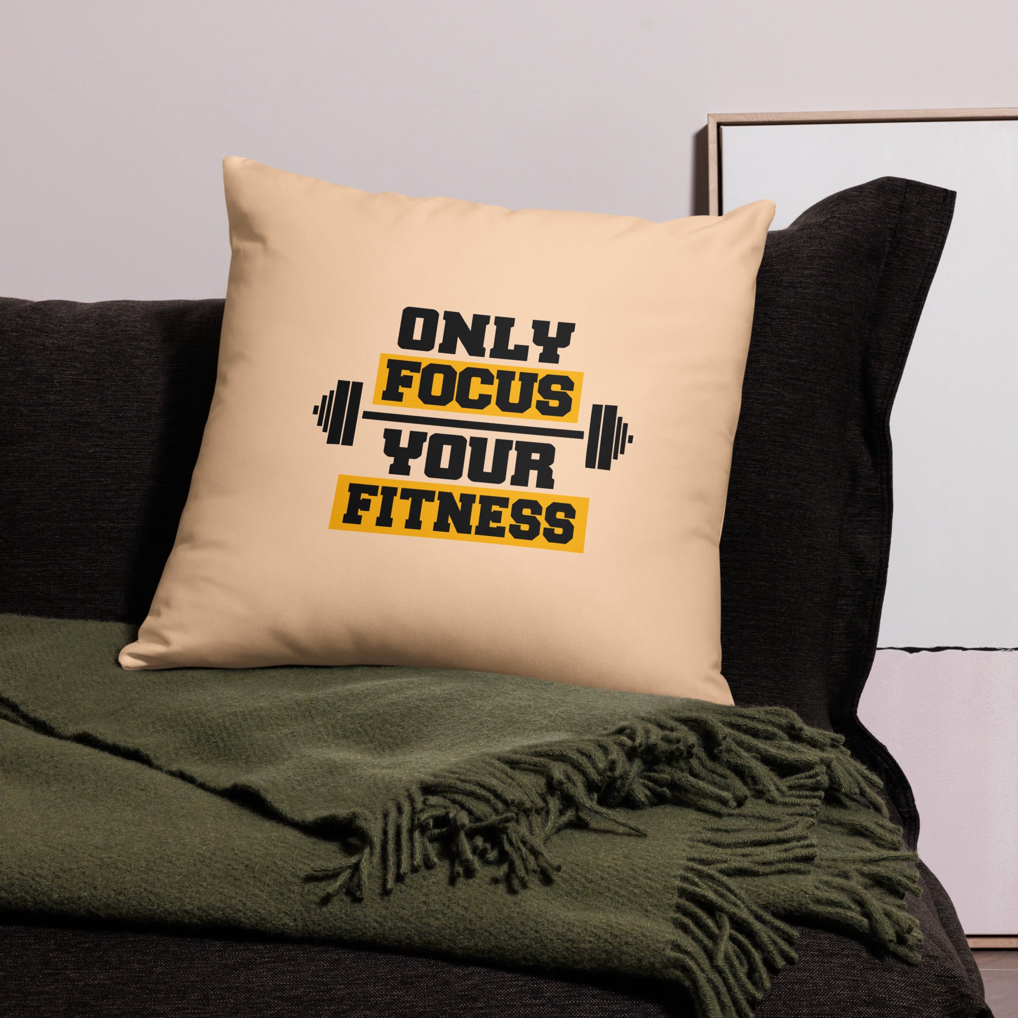 ONLY FOCUS YOUR FITNESS - Pillow Case