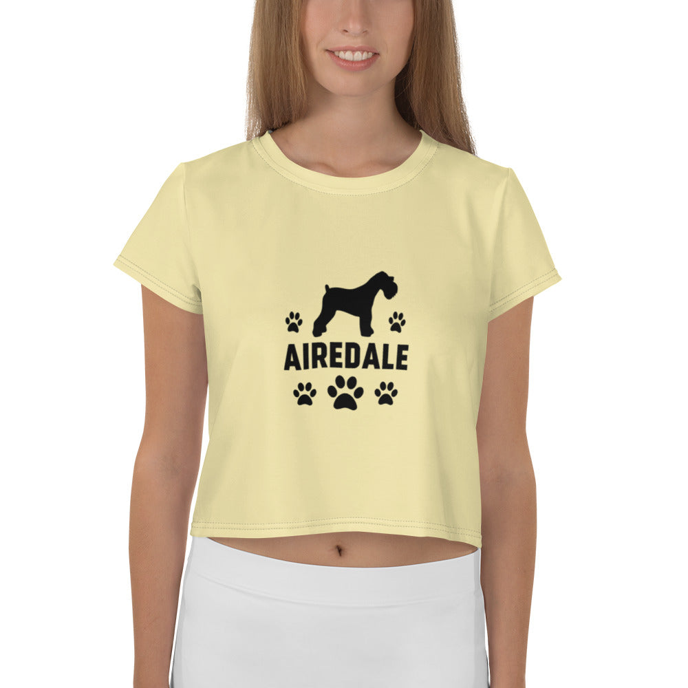 AIREDALE - All-Over Print Crop Tee