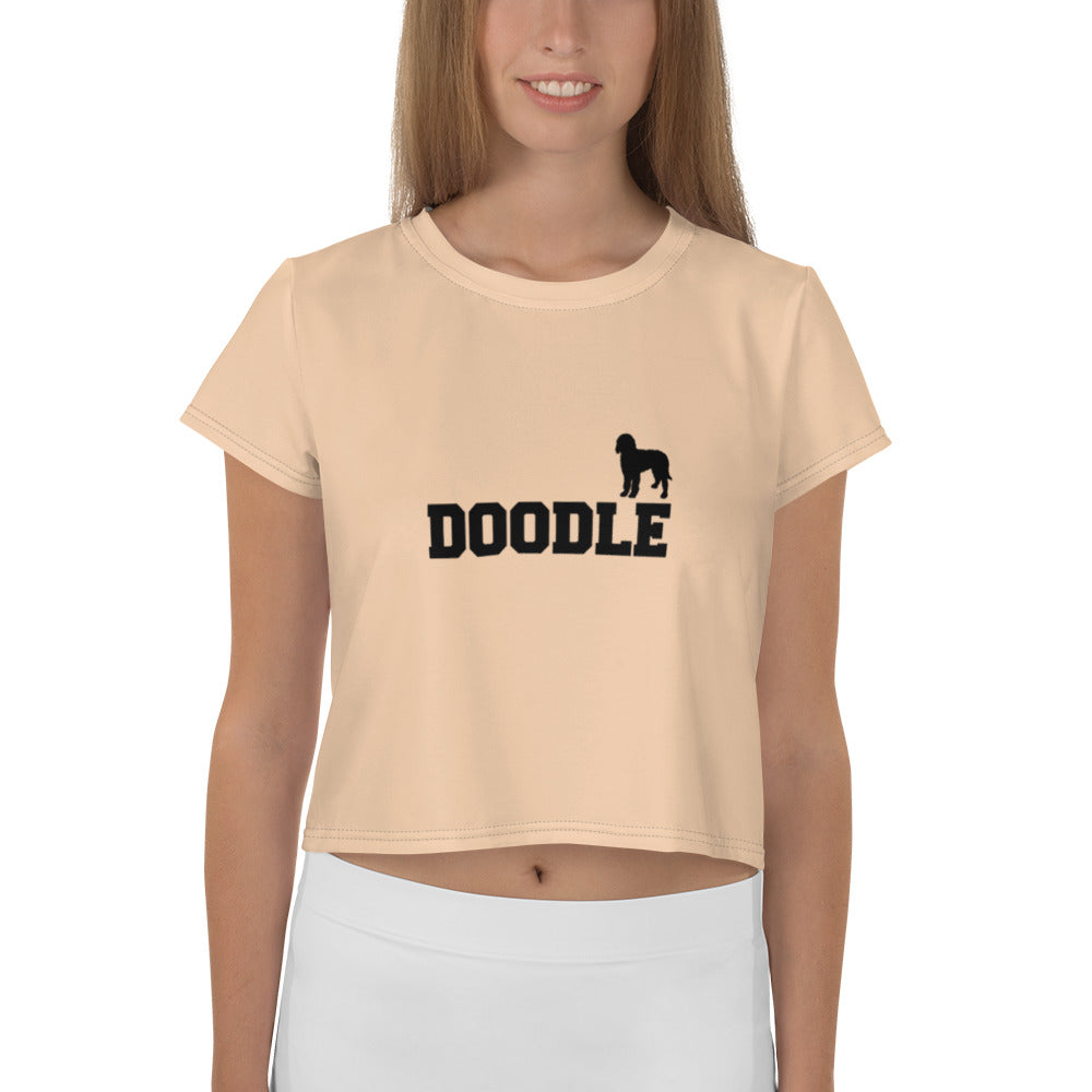 DOODLE - All-Over Print Crop Tee