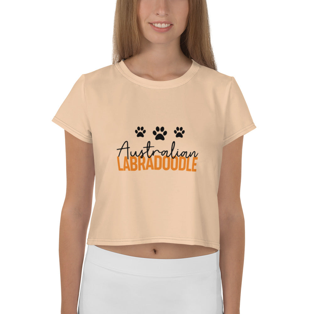 AUSTRALIAN LABRADOODLE - All-Over Print Crop Tee