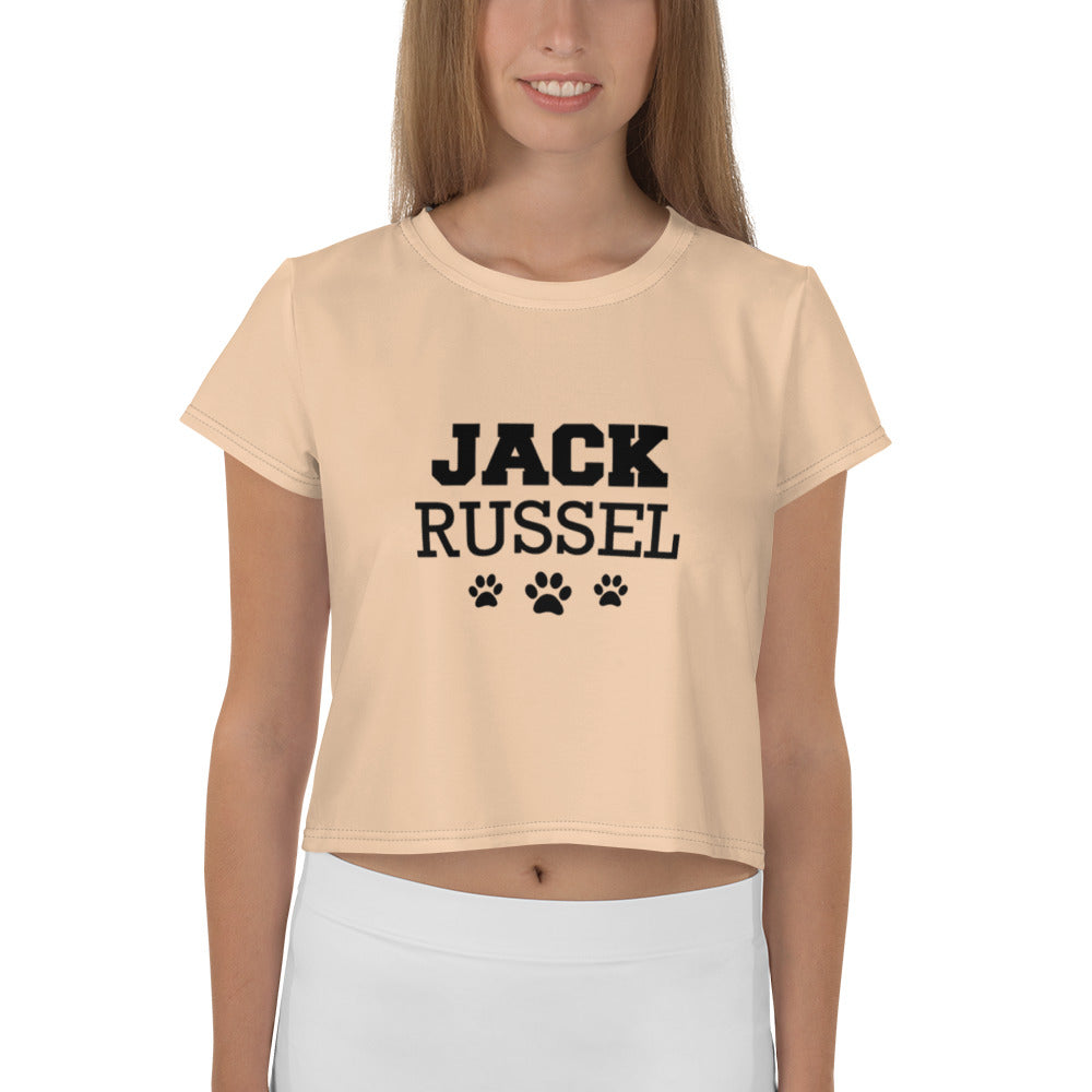 JACK RUSSEL - All-Over Print Crop Tee