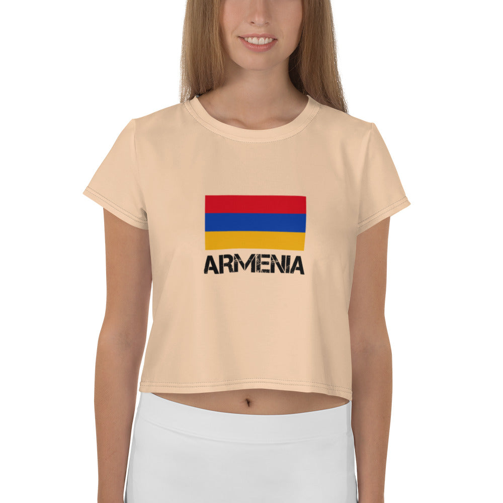 ARMENIA - All-Over Print Crop Tee