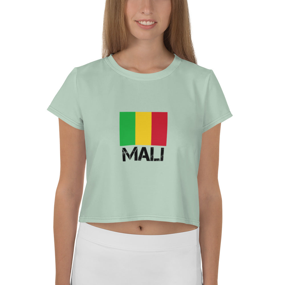 MALI - All-Over Print Crop Tee