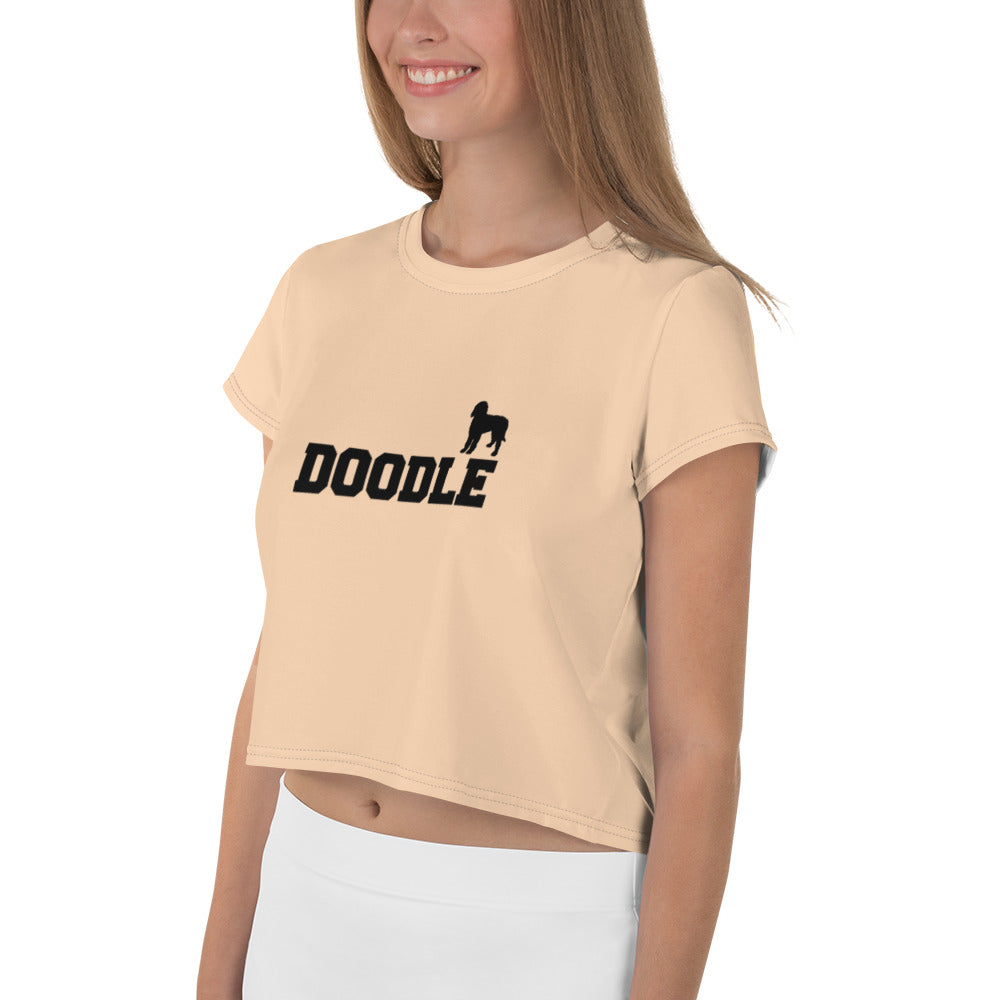 DOODLE - All-Over Print Crop Tee