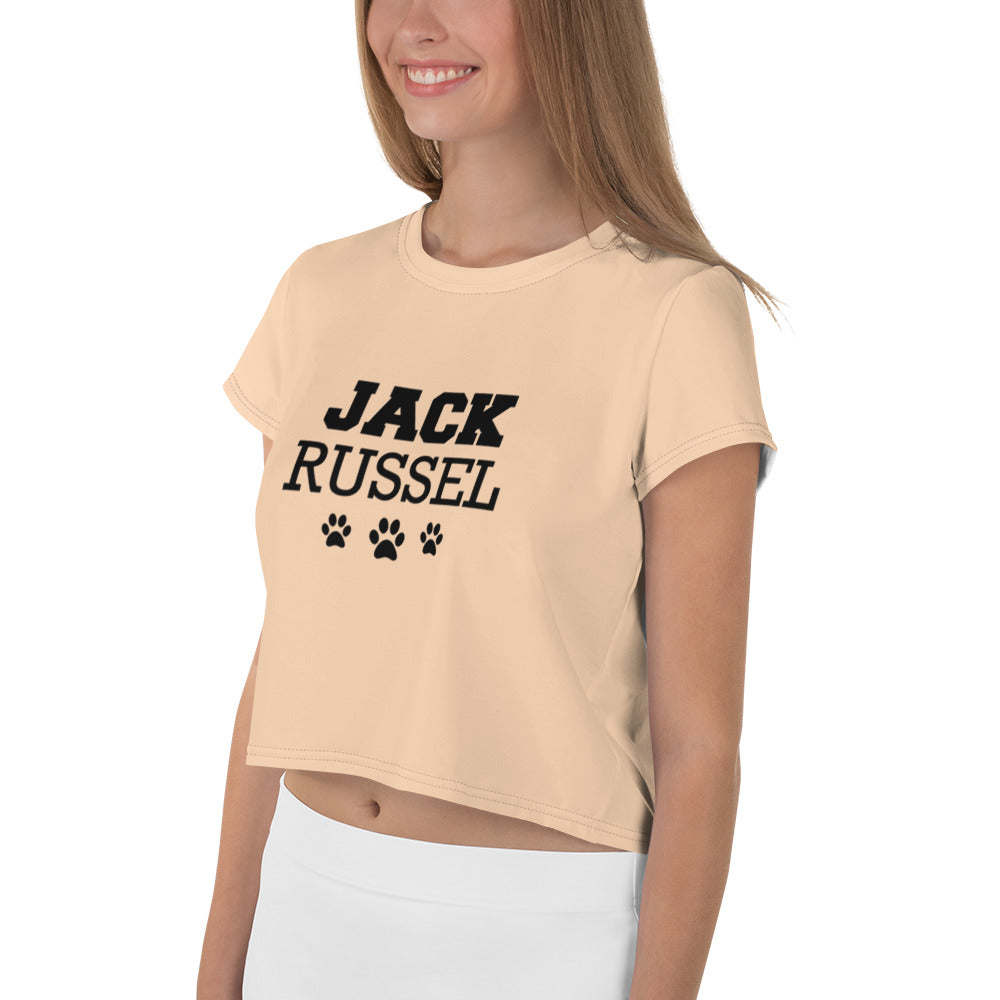 JACK RUSSEL - All-Over Print Crop Tee