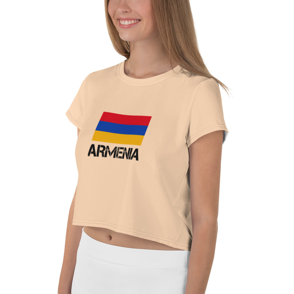 ARMENIA - All-Over Print Crop Tee