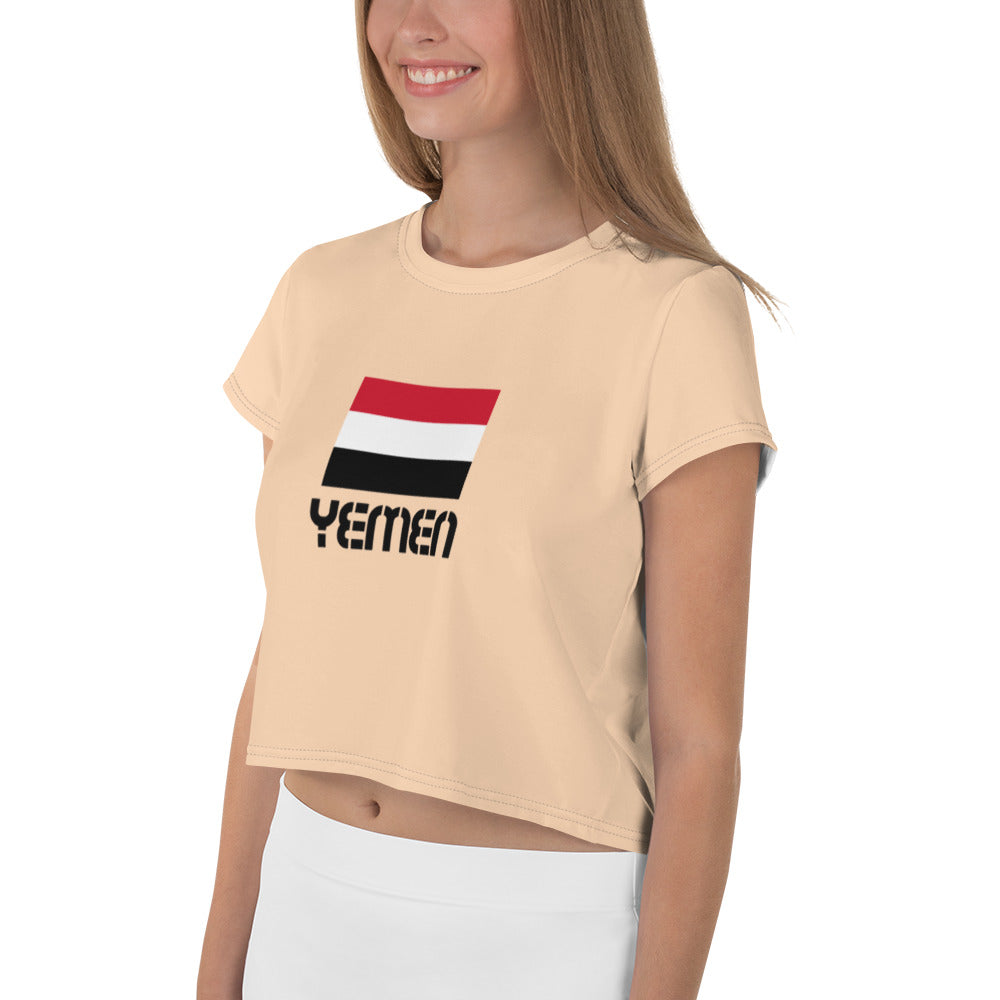 YEMEN - All-Over Print Crop Tee