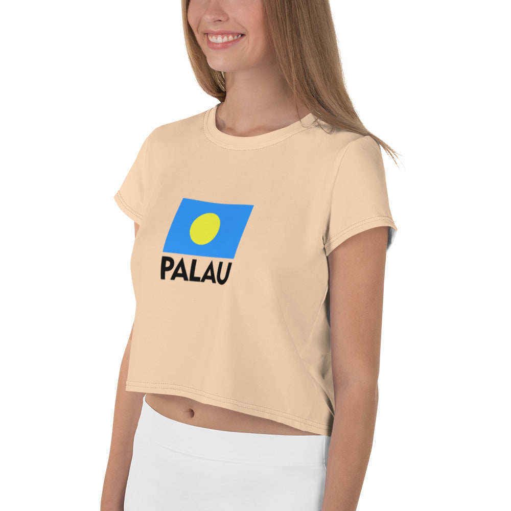 PALAU - All-Over Print Crop Tee