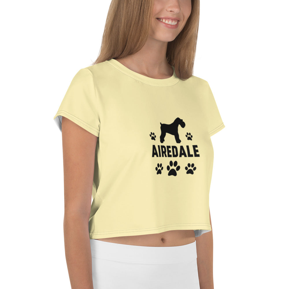AIREDALE - All-Over Print Crop Tee