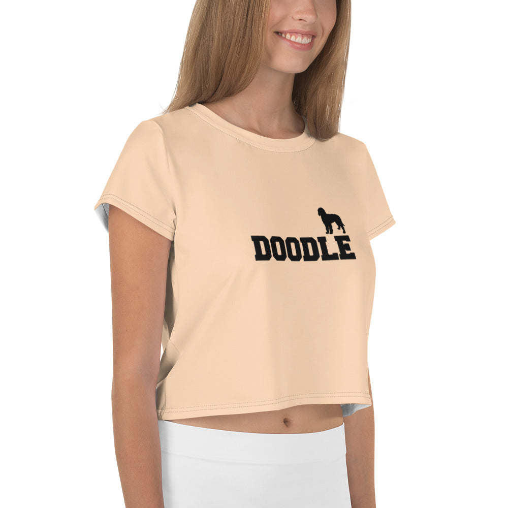 DOODLE - All-Over Print Crop Tee