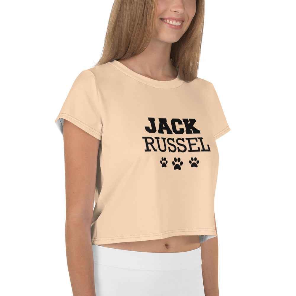 JACK RUSSEL - All-Over Print Crop Tee