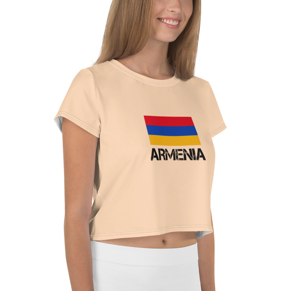 ARMENIA - All-Over Print Crop Tee