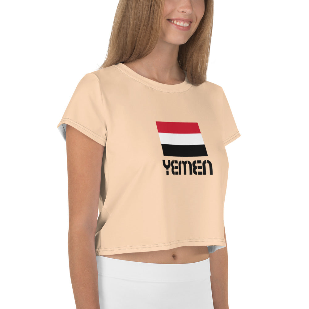 YEMEN - All-Over Print Crop Tee