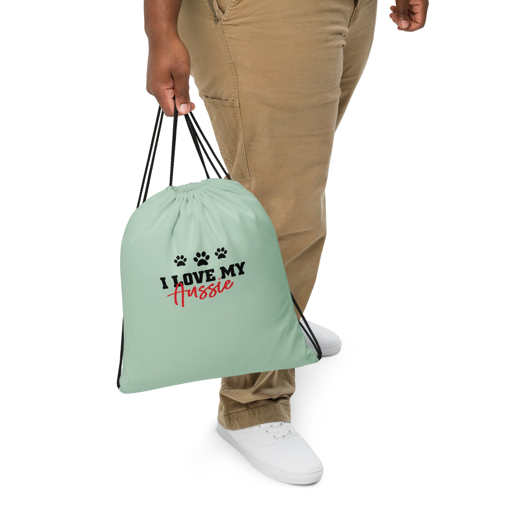 I LOVE MY AUSSIE - Drawstring bag