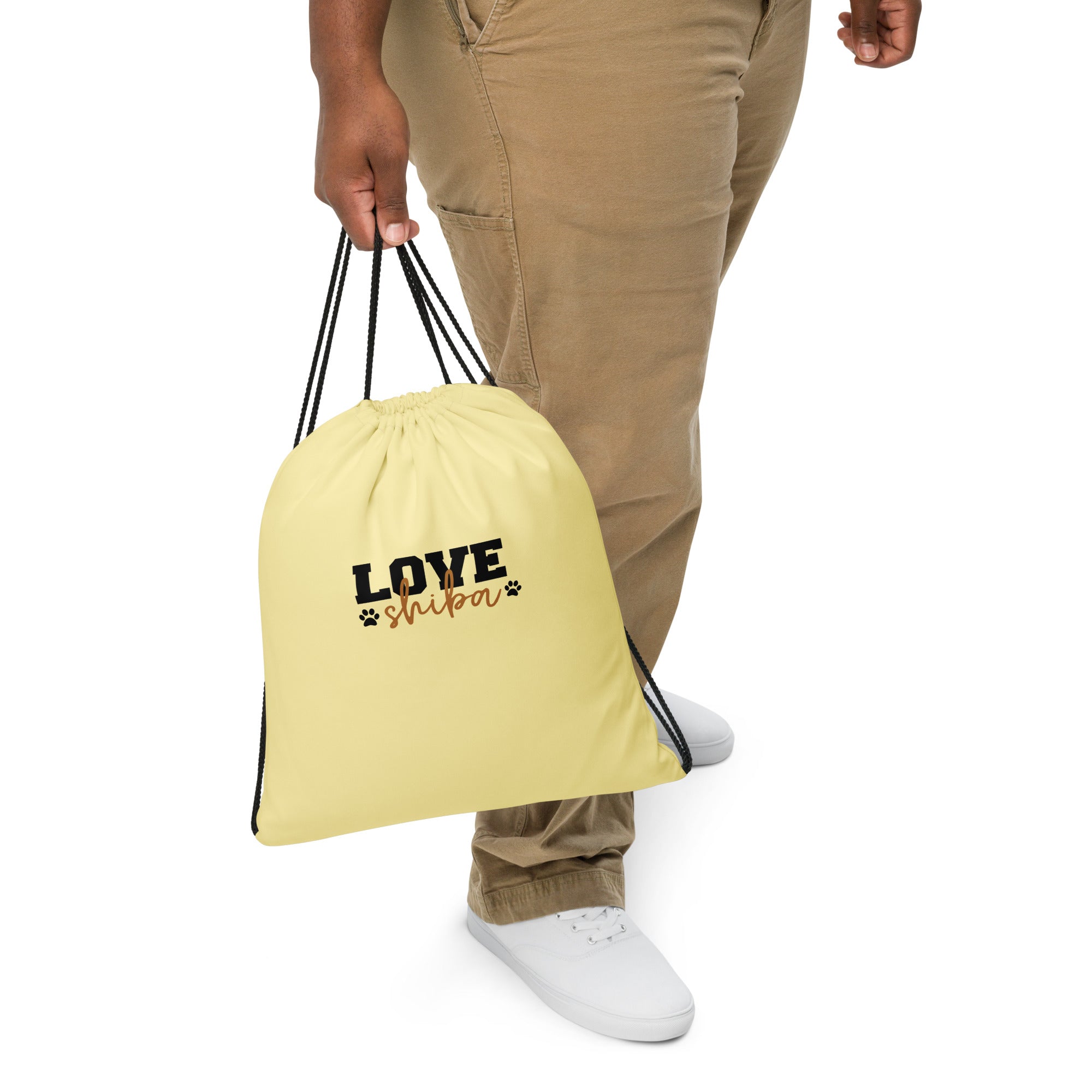 LOVE SHIBA - Drawstring bag