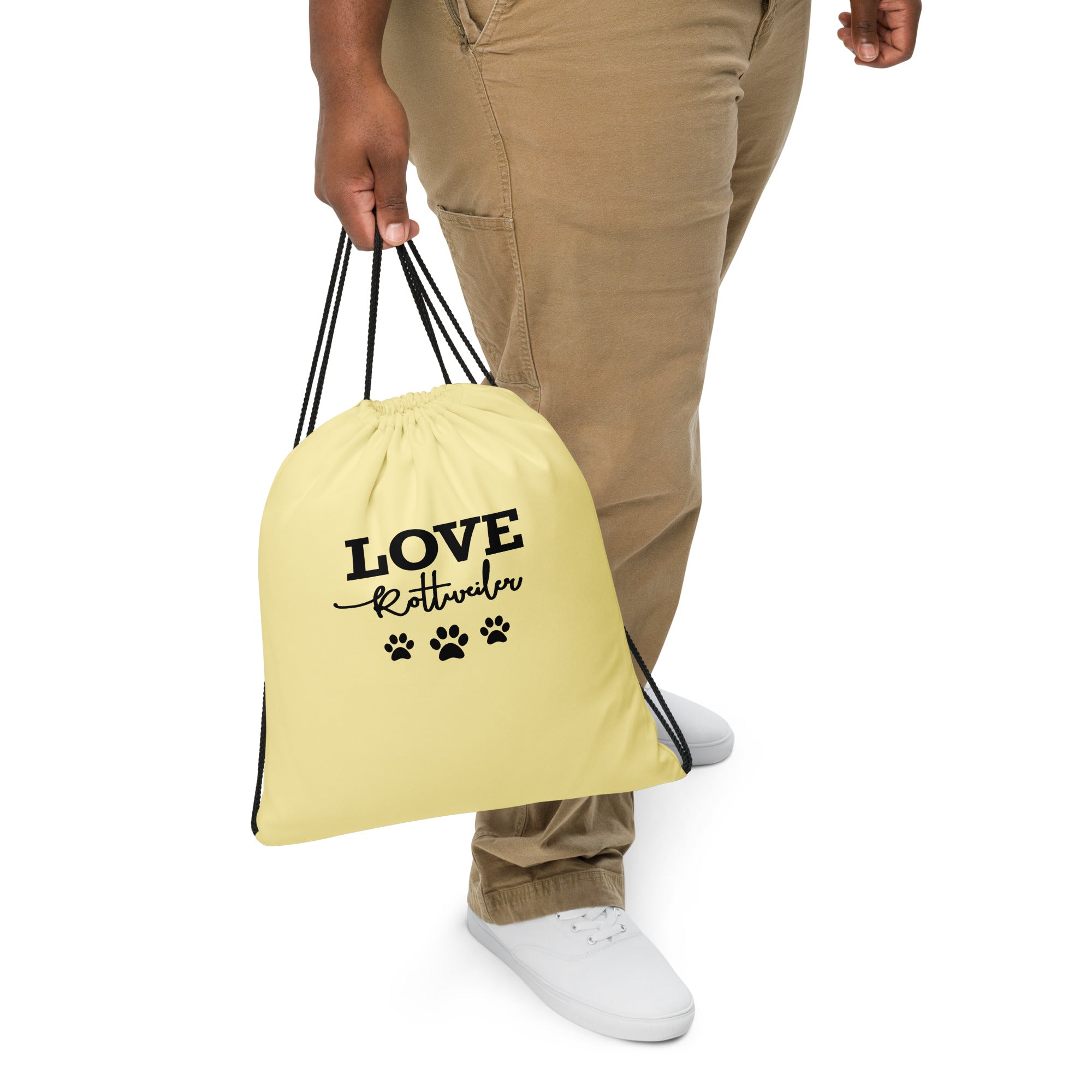 LOVE ROTTWEILER - Drawstring bag