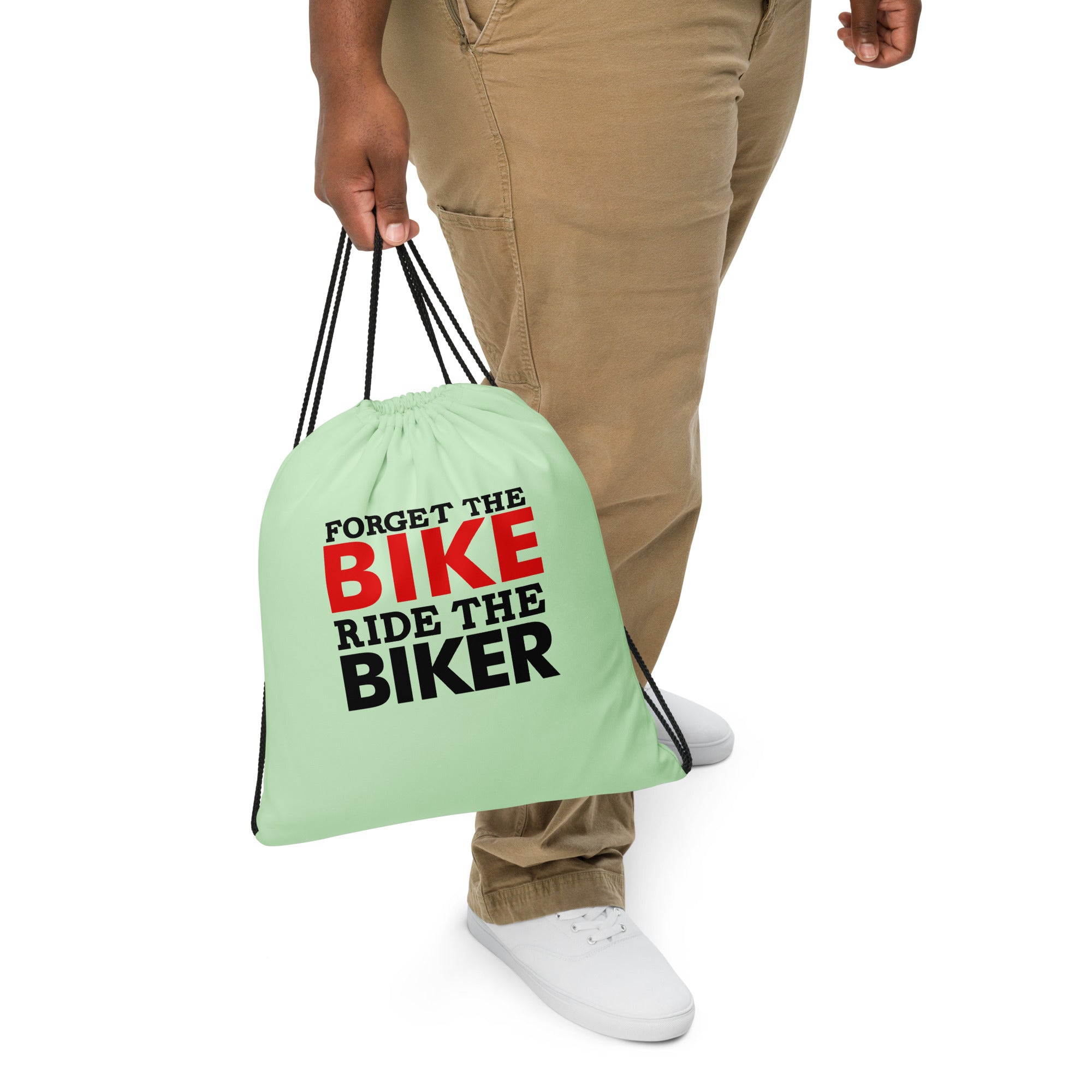 FORGET THE BIKE RIDE THE BIKER - Drawstring bag