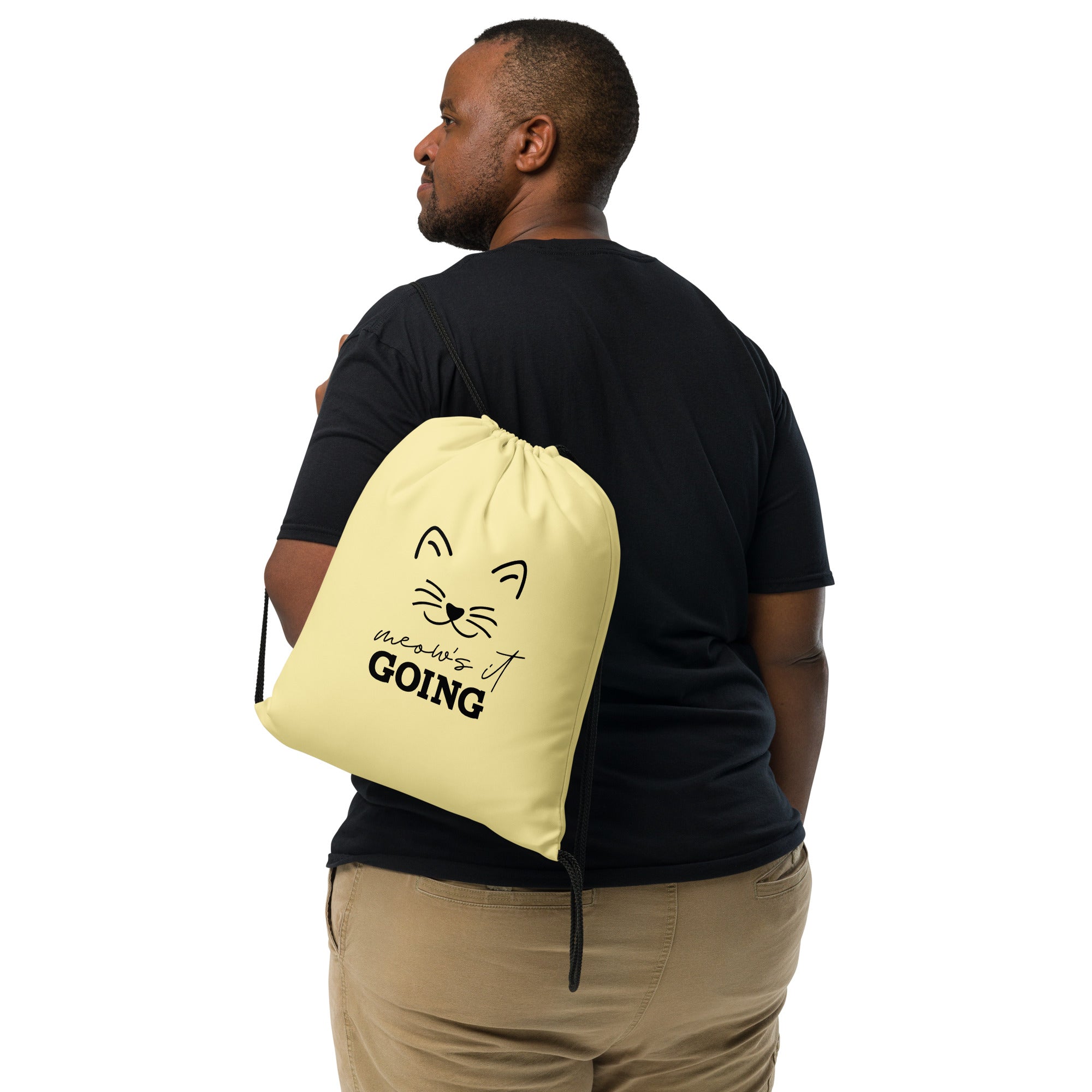 MEOW'S IT GOING - Drawstring bag