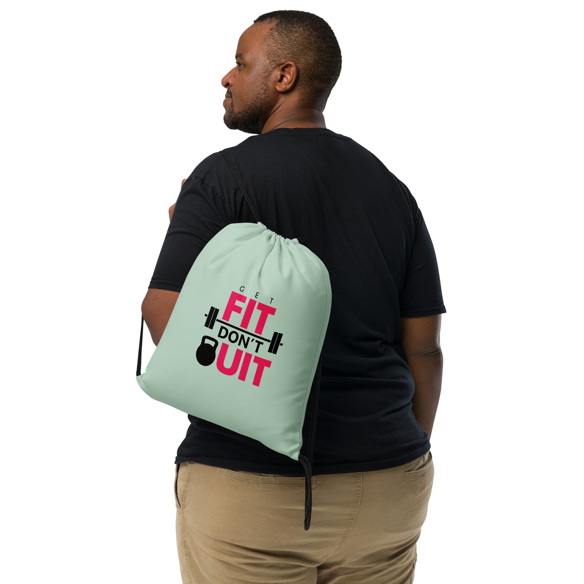 GET FIT DON'T QUIT - Drawstring bag