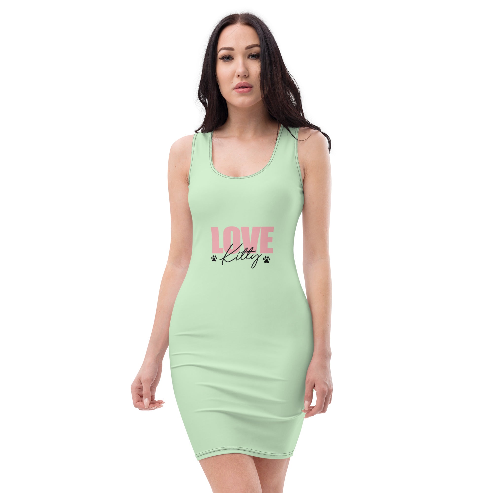 LOVE KITTY - Sublimation Cut & Sew Dress