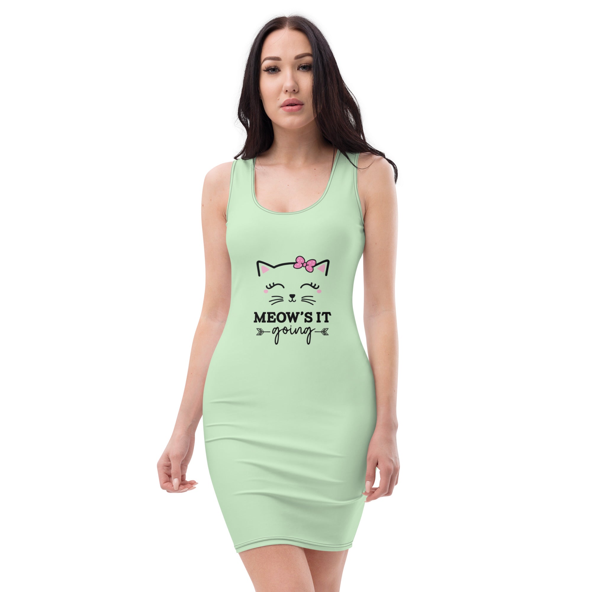 MEOW'S IT GOING - Sublimation Cut & Sew Dress