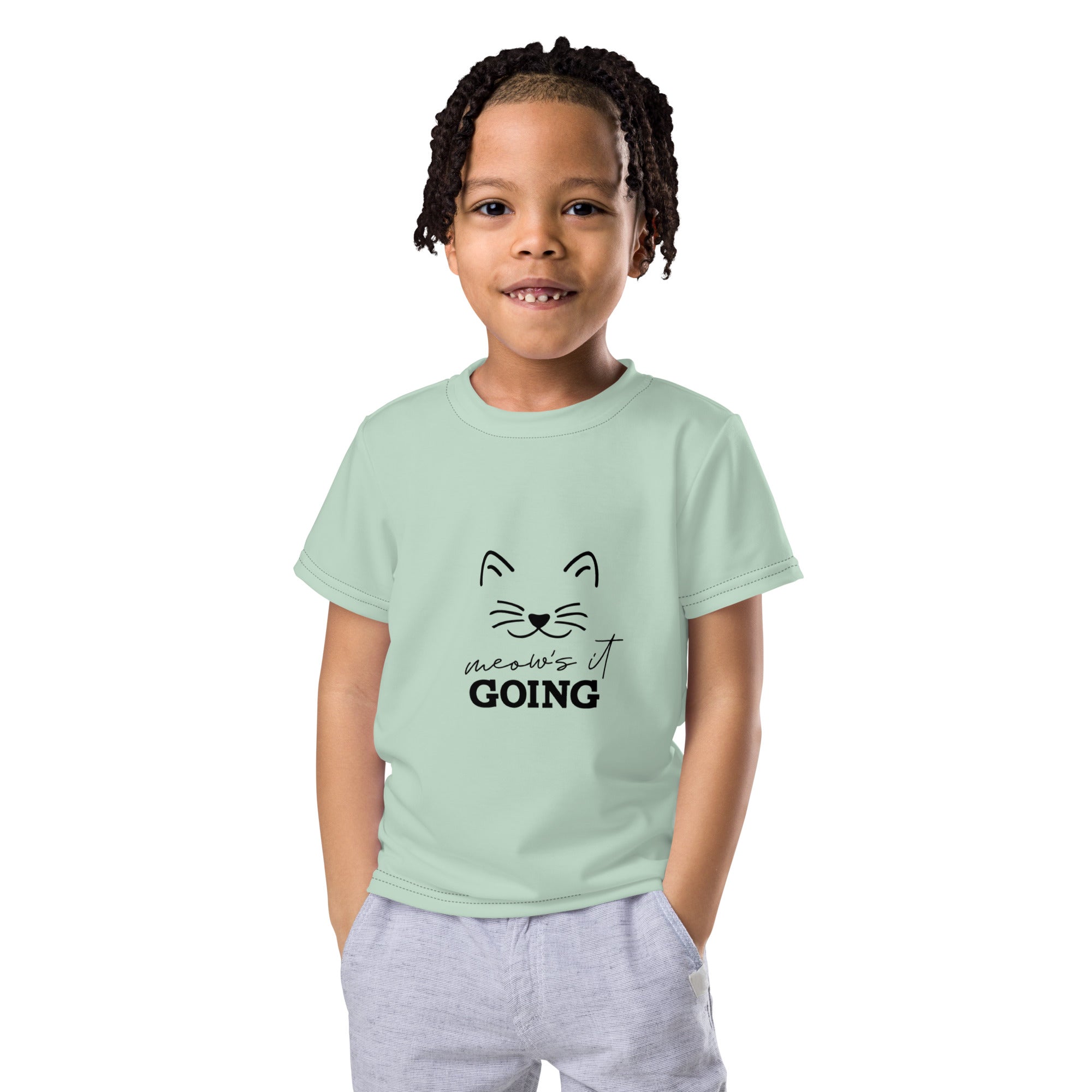 MEOW'S IT GOING - Kids crew neck t-shirt