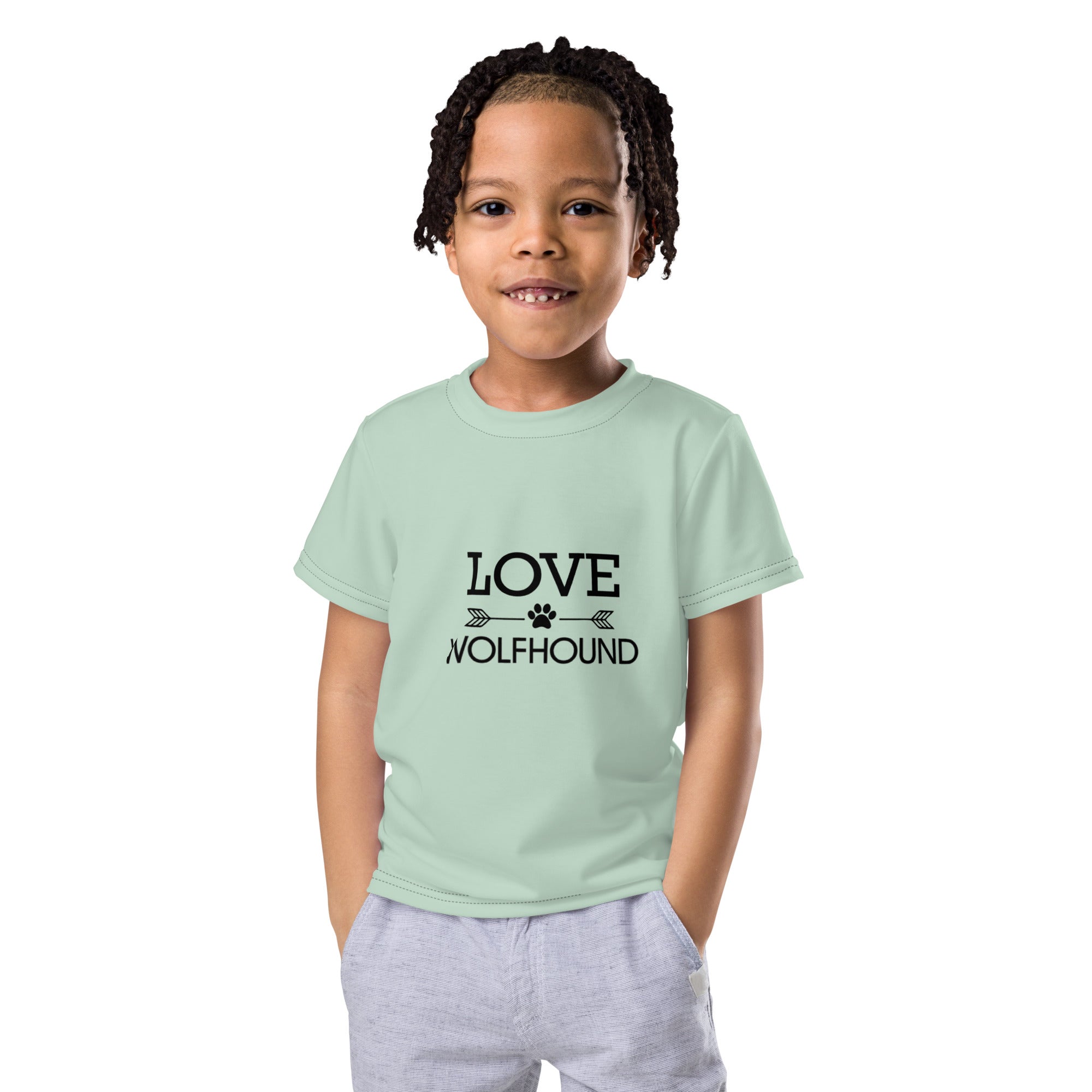 LOVE WOLFHOUND - Kids crew neck t-shirt