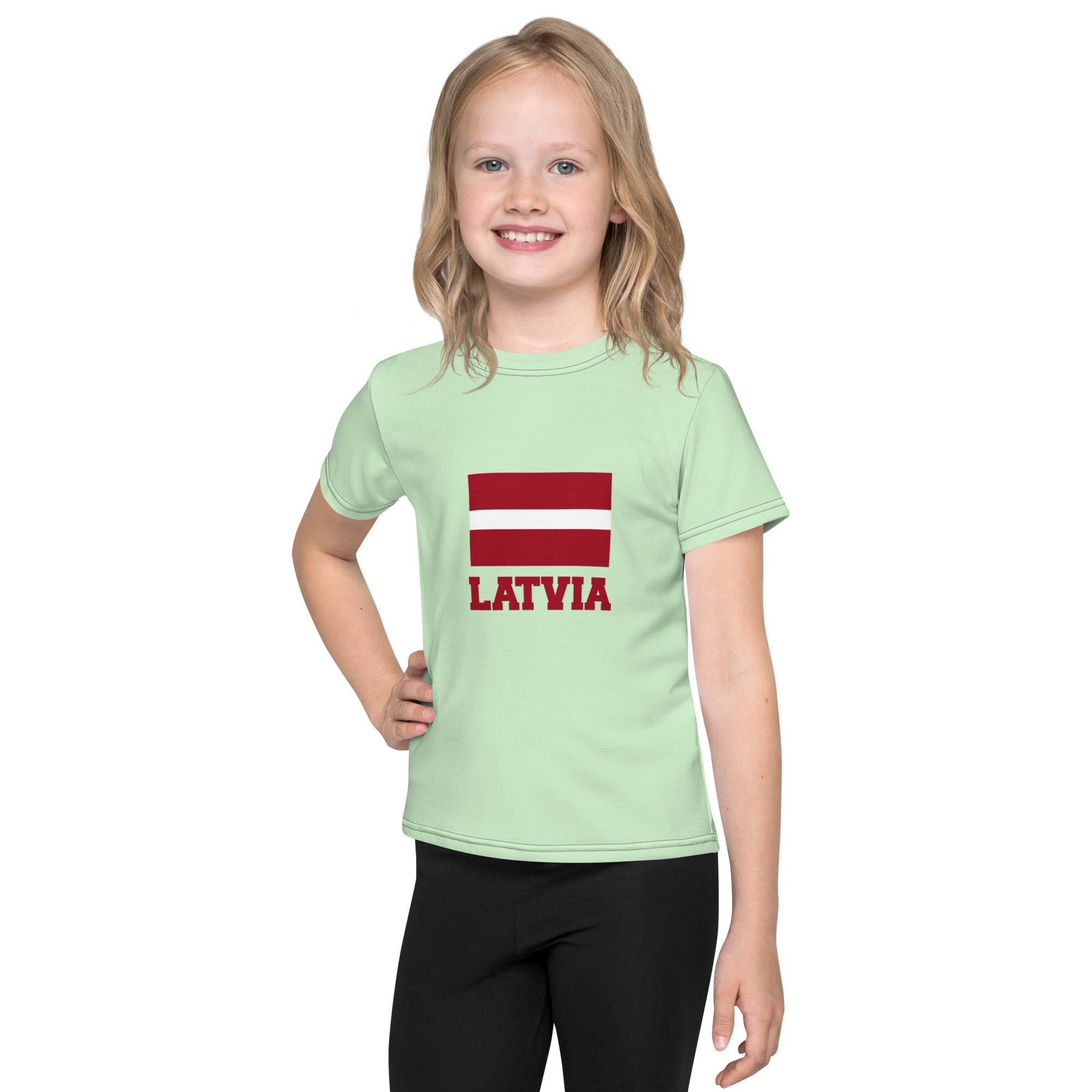 LATVIA - Kids crew neck t-shirt