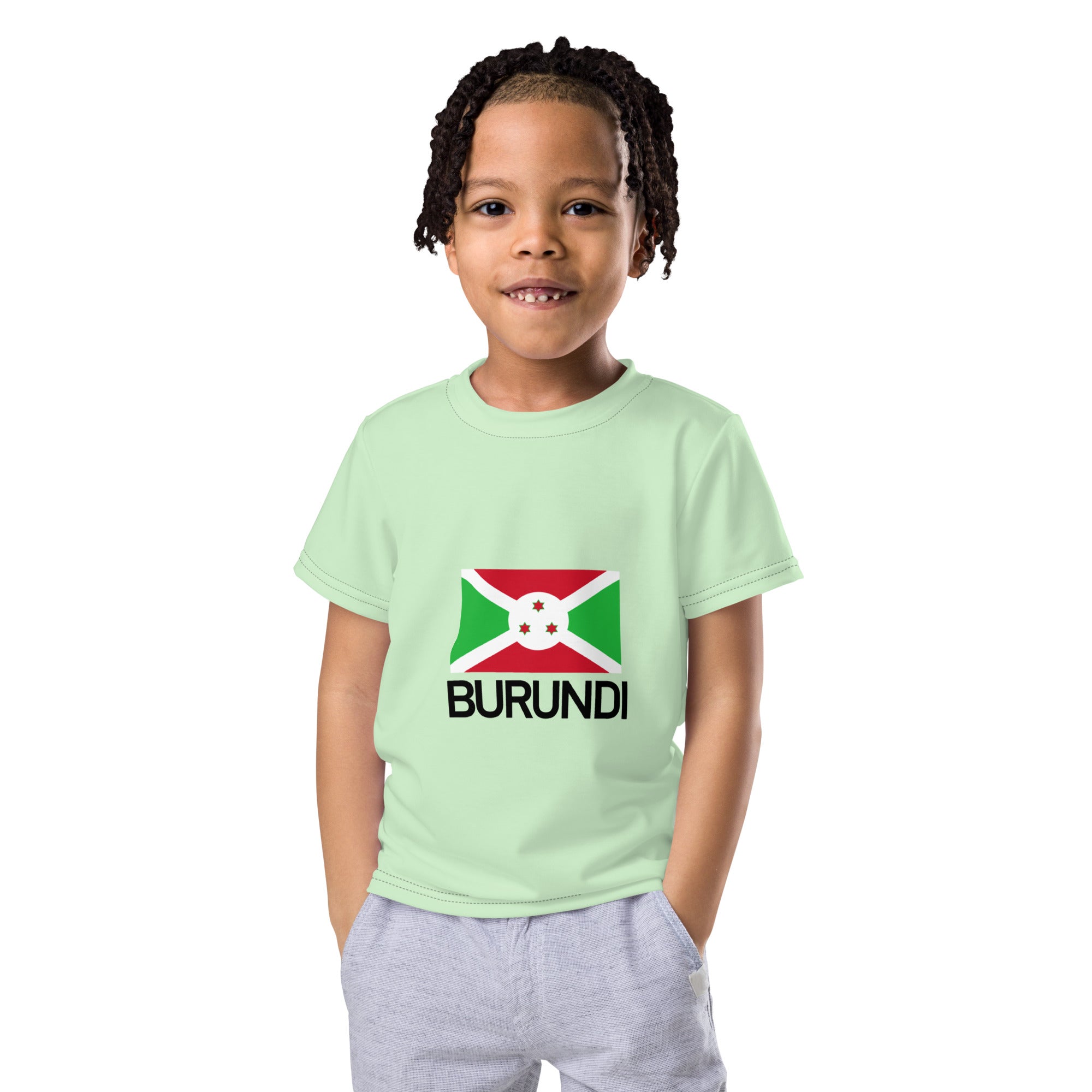 BURUNDI - Kids crew neck t-shirt