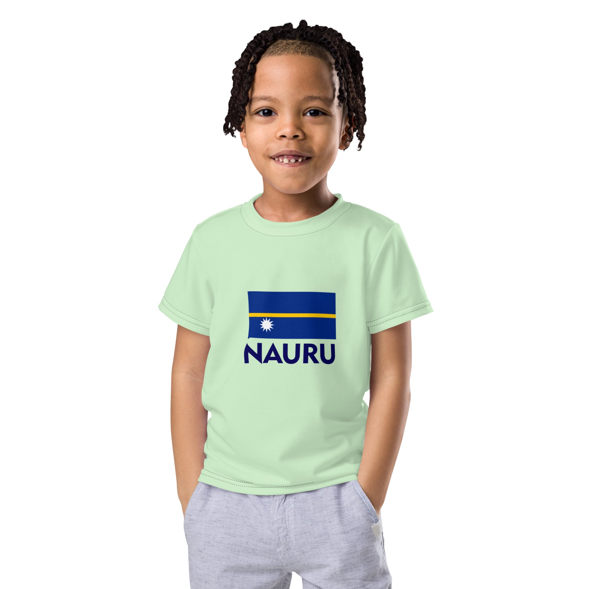 NAURU - Kids crew neck t-shirt