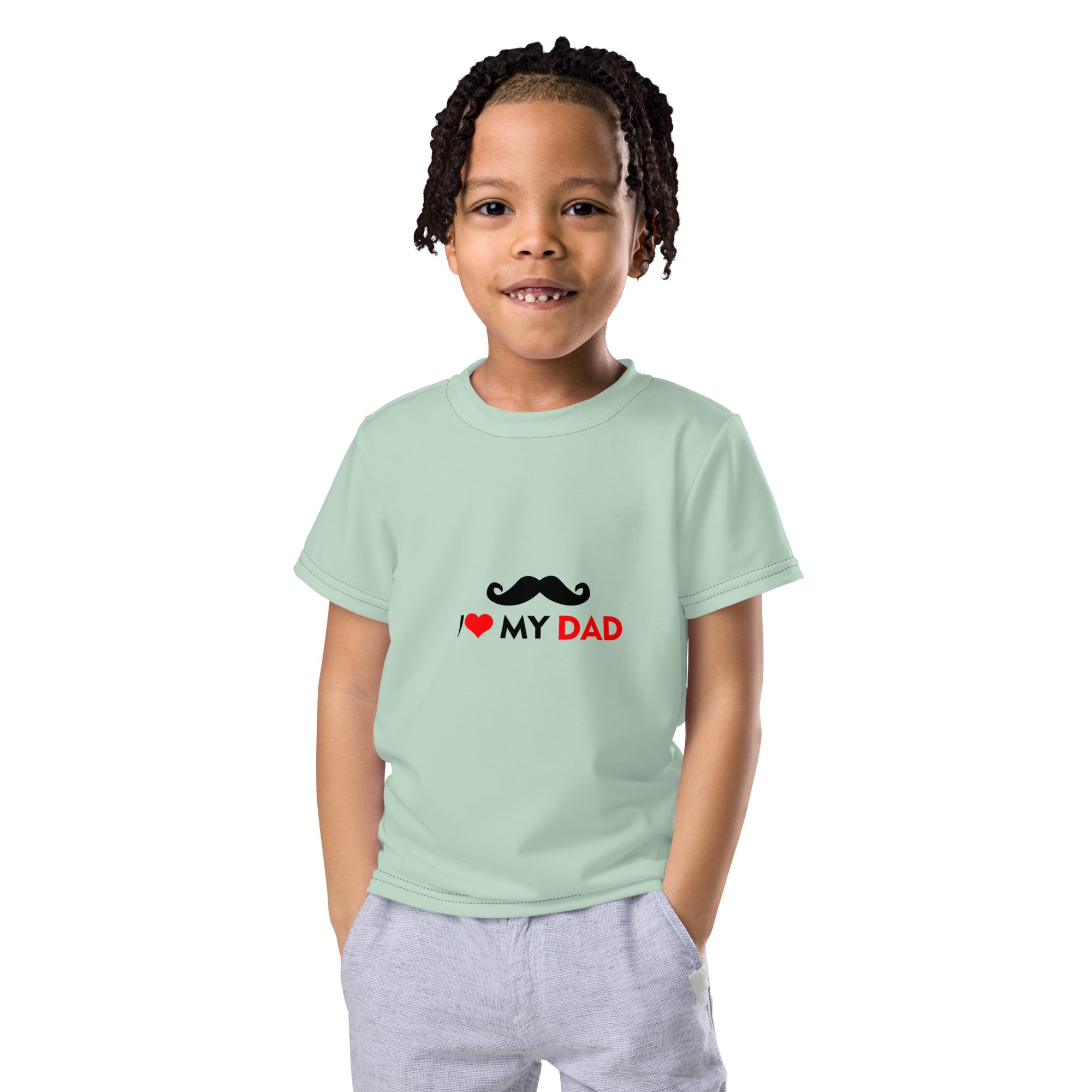 I LOVE MY DAD - Kids crew neck t-shirt