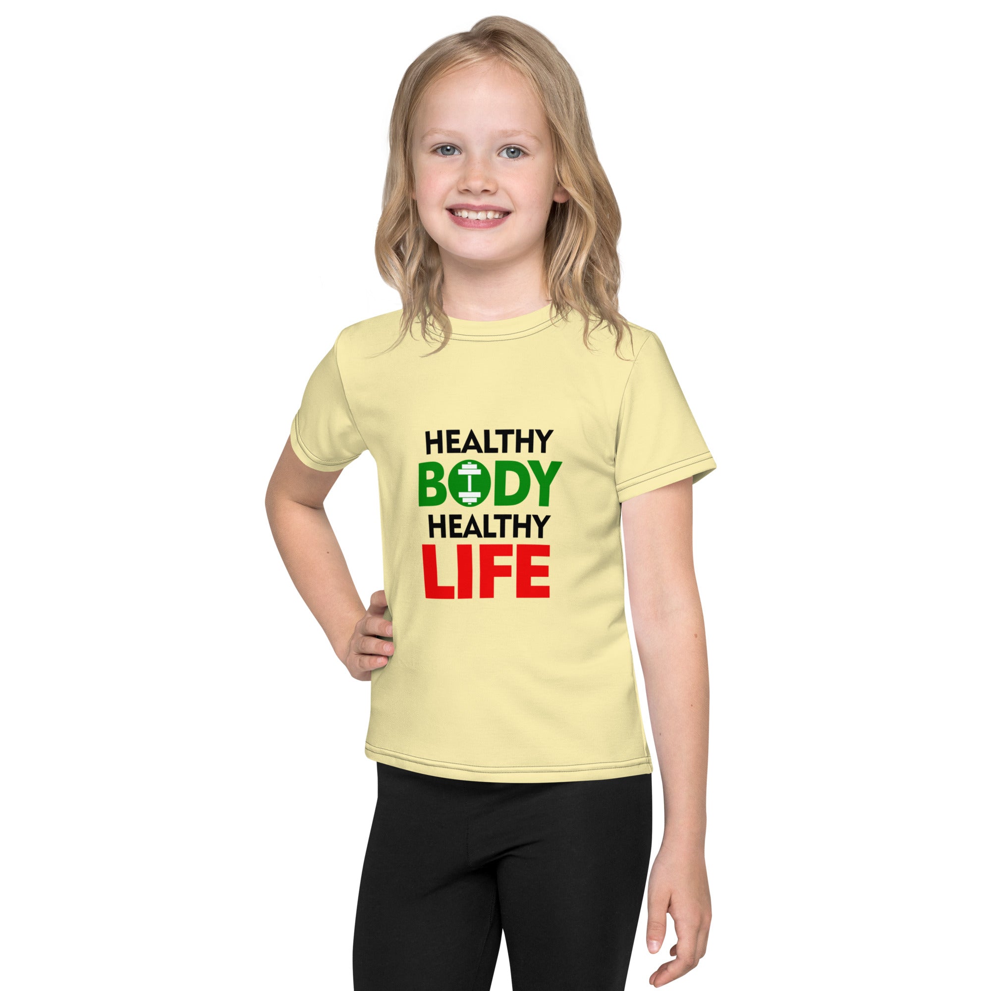 HEALTHY BODY HEALTHY LIFE - Kids crew neck t-shirt