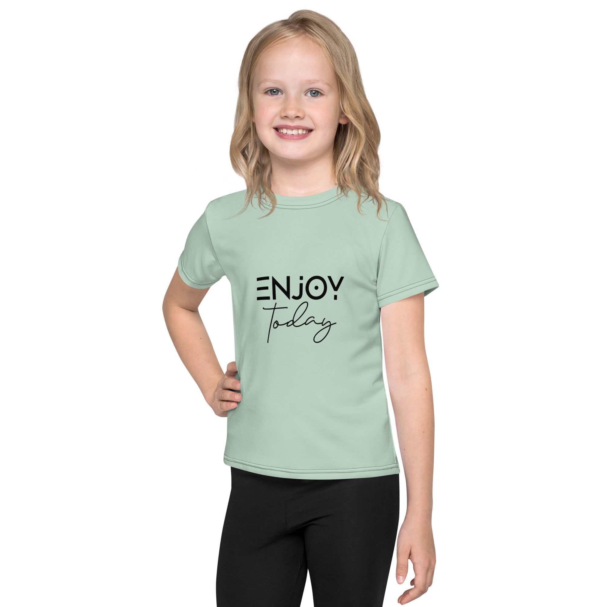 ENJOY TODAY - Kids crew neck t-shirt