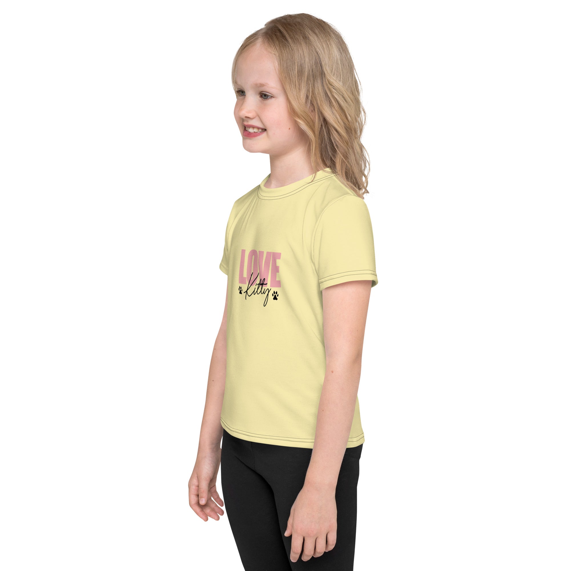 LOVE KITTY - Kids crew neck t-shirt