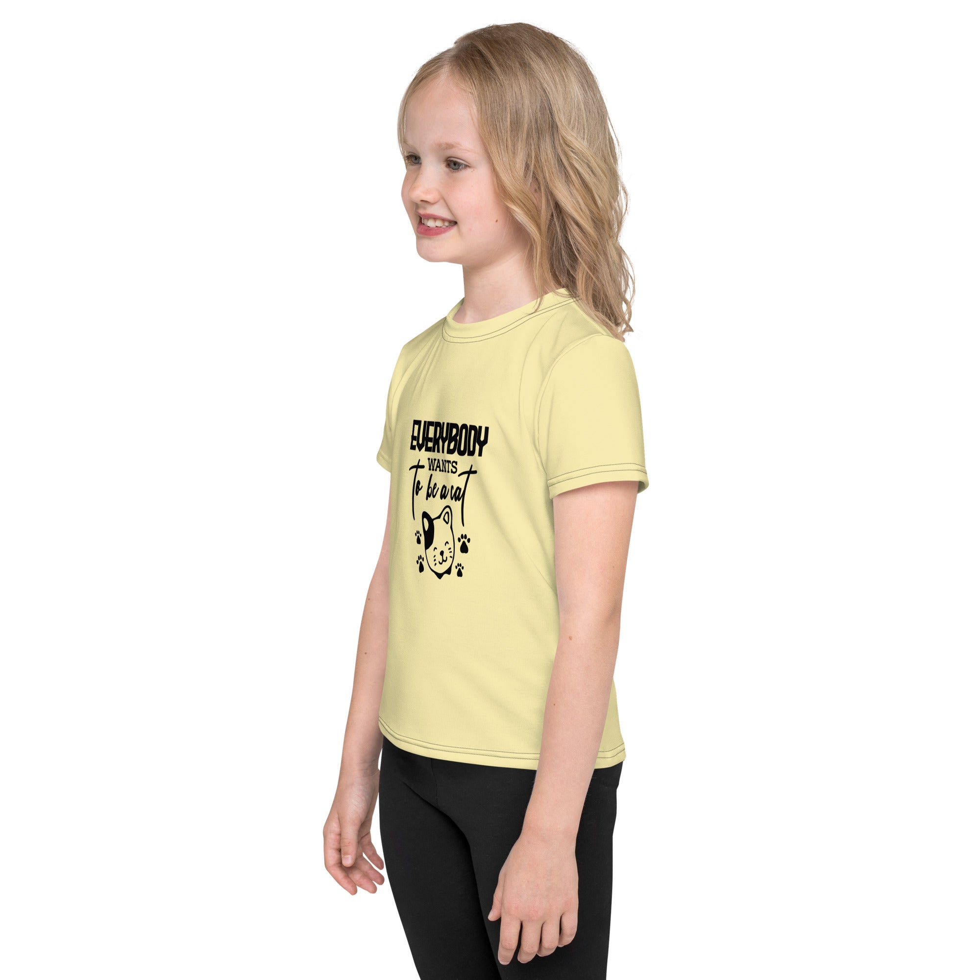 EVERYBODY WANTS TO BE A CAT - Kids crew neck t-shirt