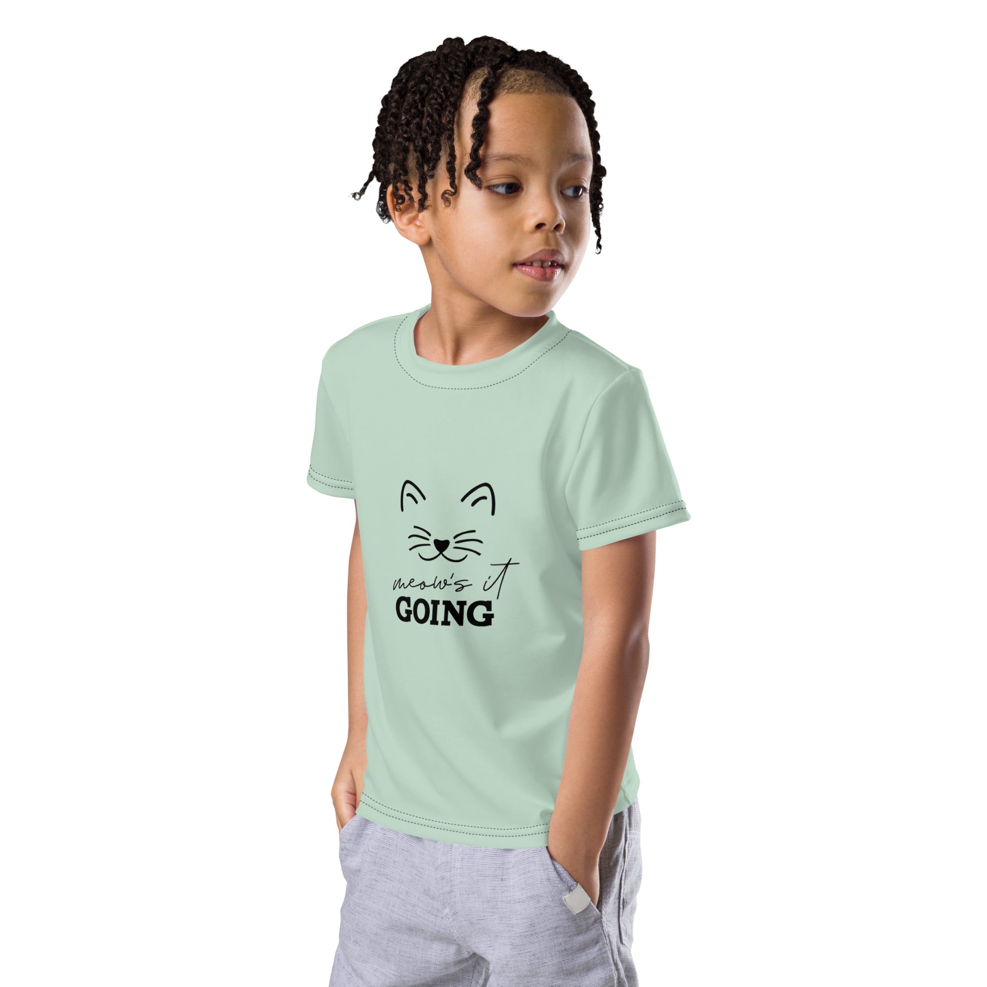 MEOW'S IT GOING - Kids crew neck t-shirt