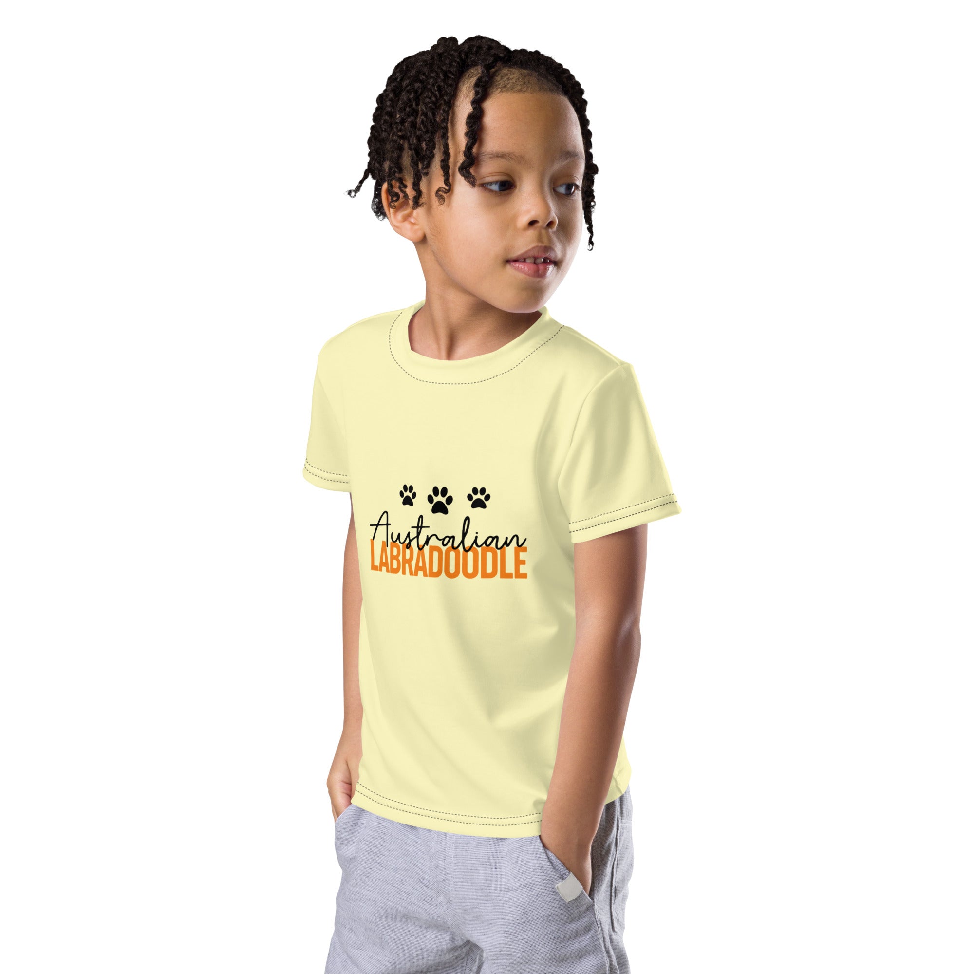 AUSTRALIAN LABRADOODLE - Kids crew neck t-shirt