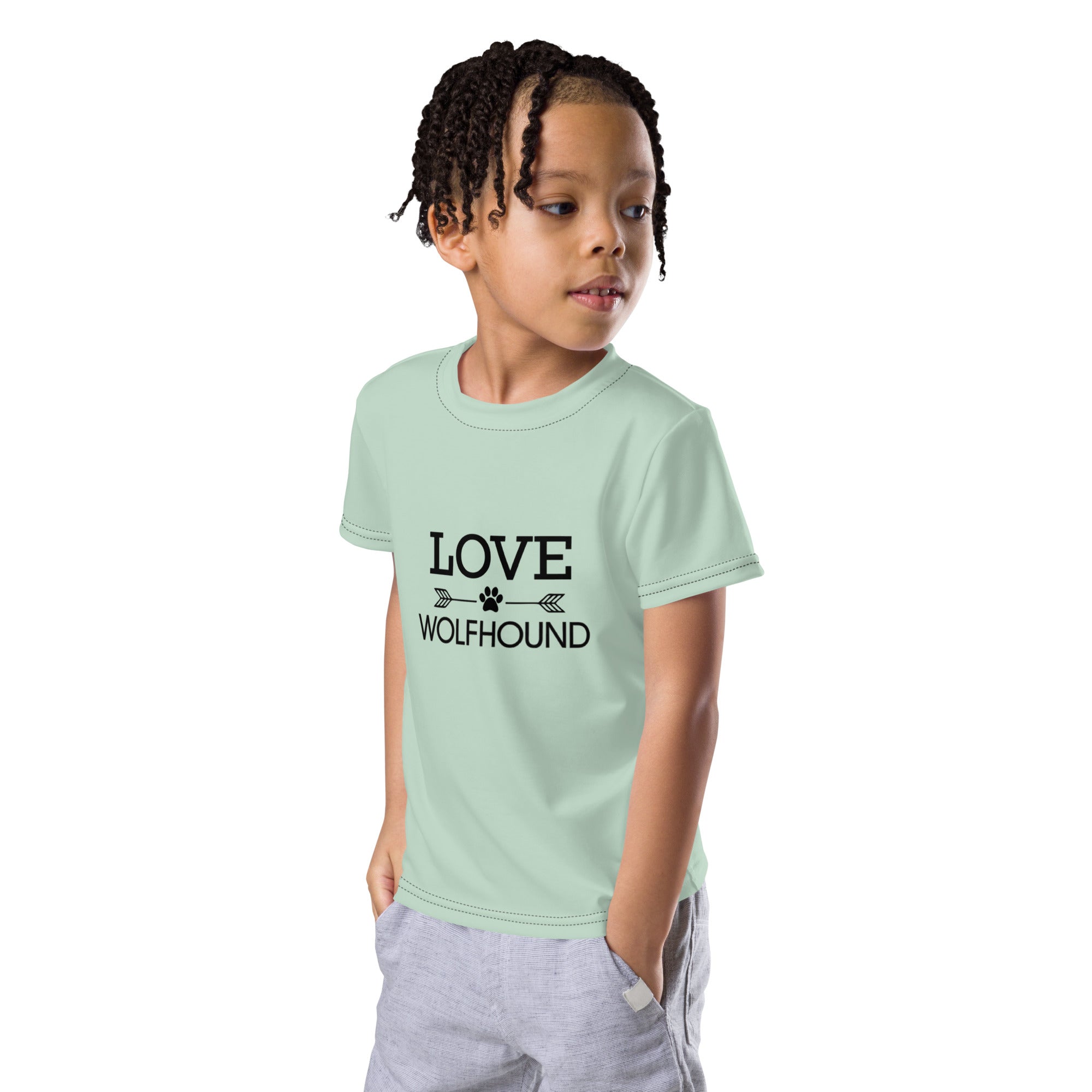 LOVE WOLFHOUND - Kids crew neck t-shirt