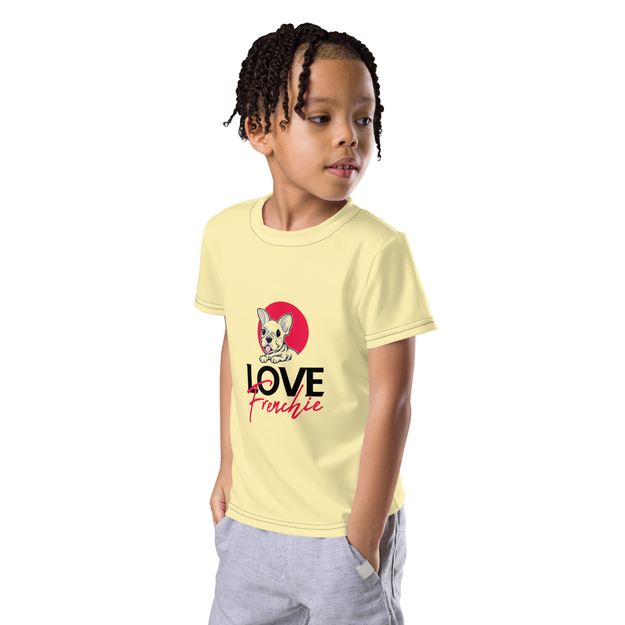 LOVE FRENCHIE - Kids crew neck t-shirt