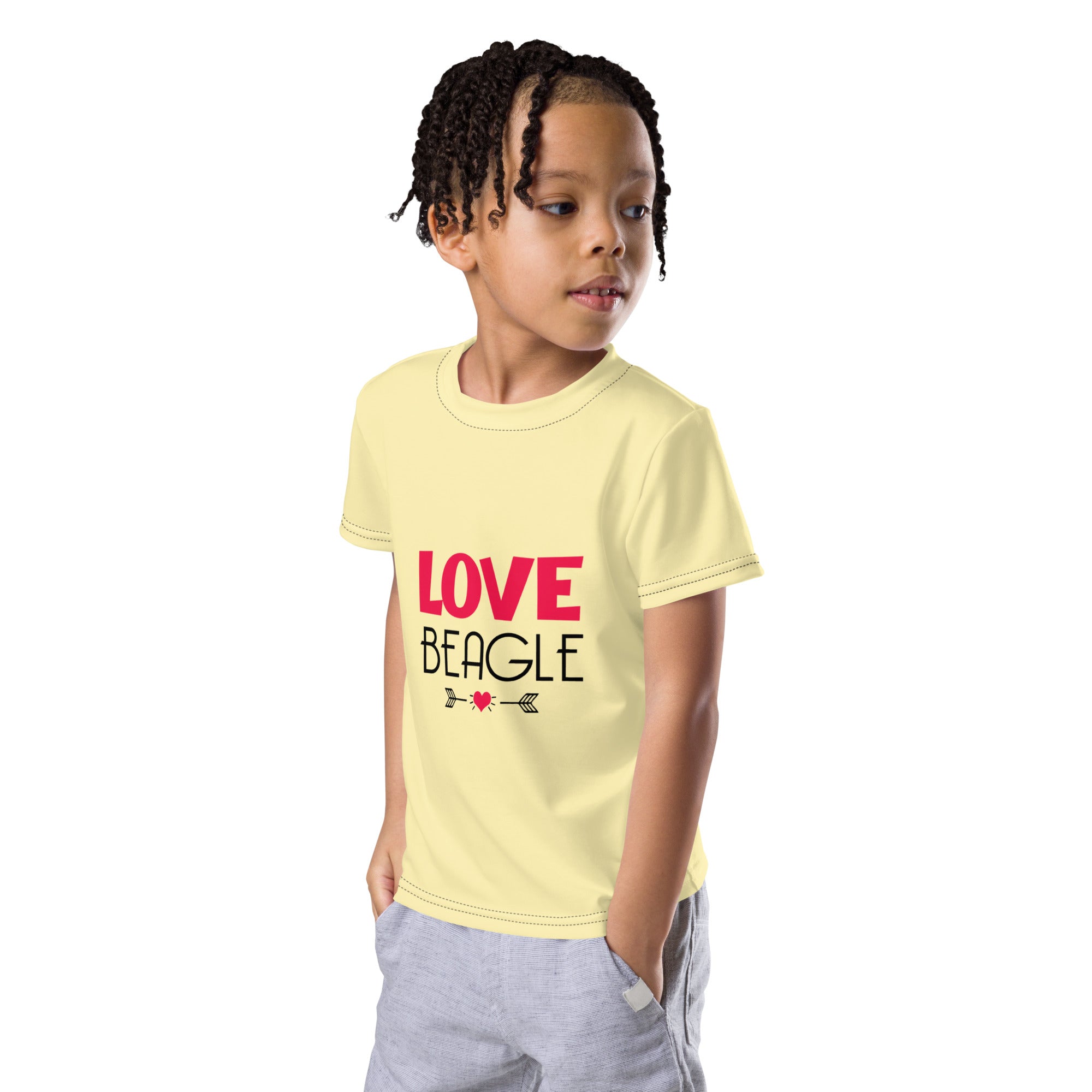 LOVE BEAGLE - Kids crew neck t-shirt