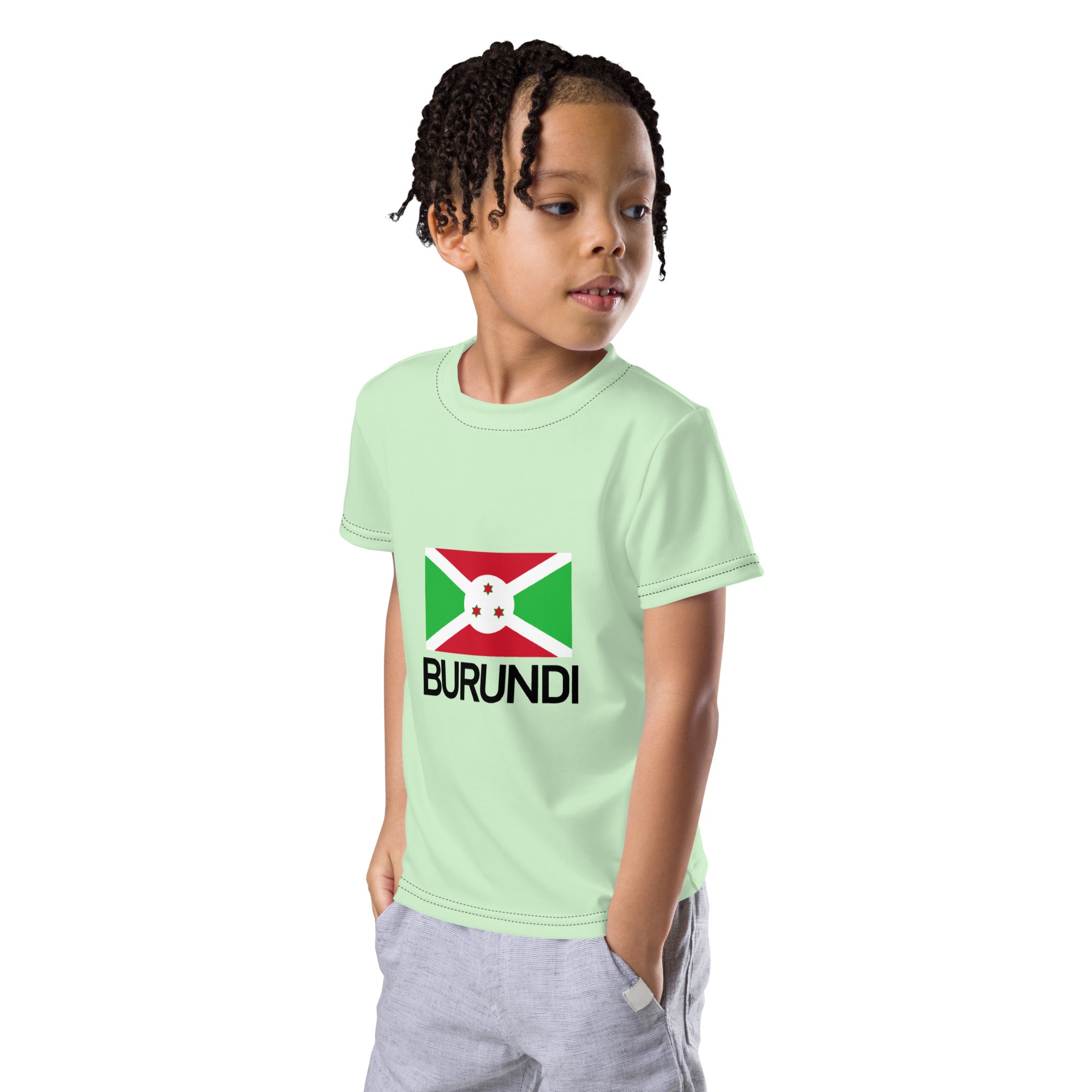 BURUNDI - Kids crew neck t-shirt