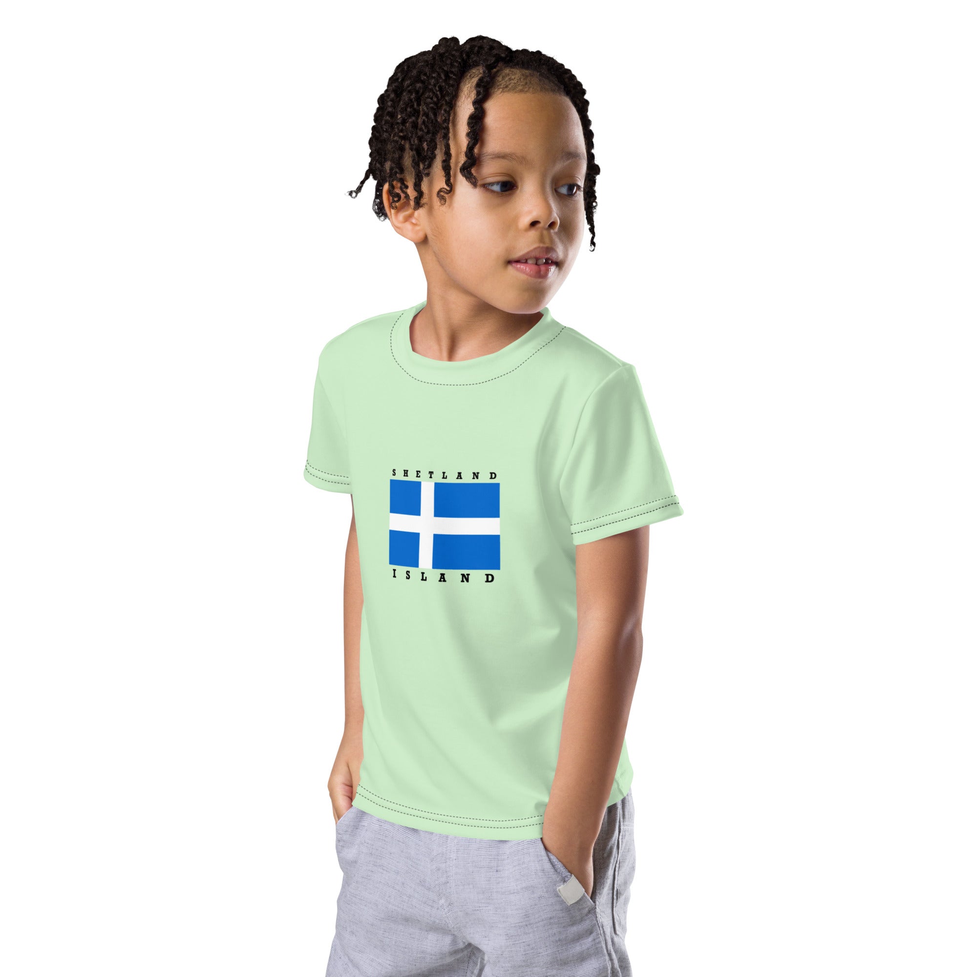 SHETLAND ISLAND - Kids crew neck t-shirt